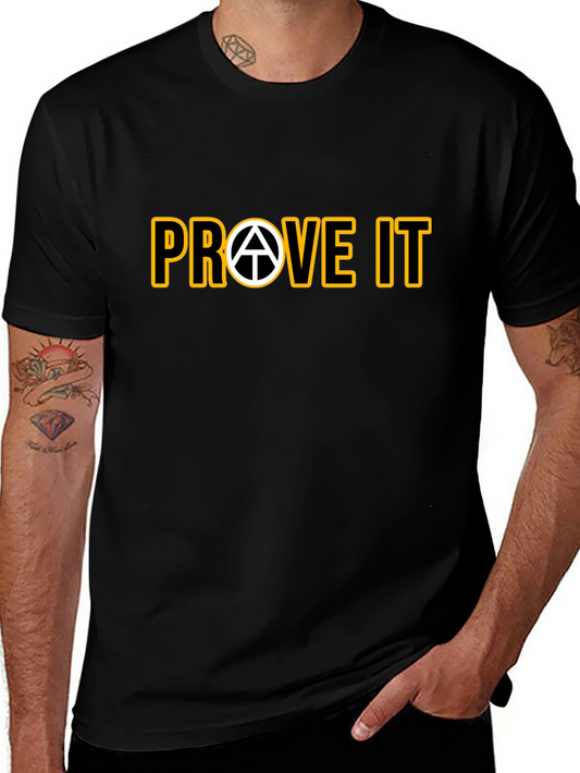 Prove It Graphic Tee - Black Cotton Blend