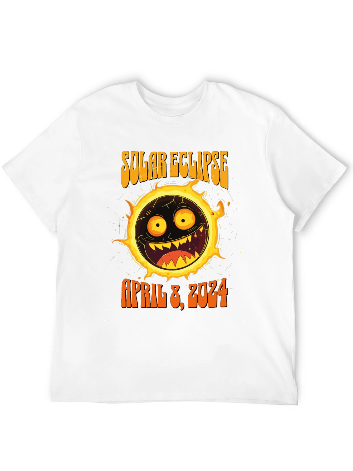 Solar Eclipse April 8 2024 Graphic T-Shirt