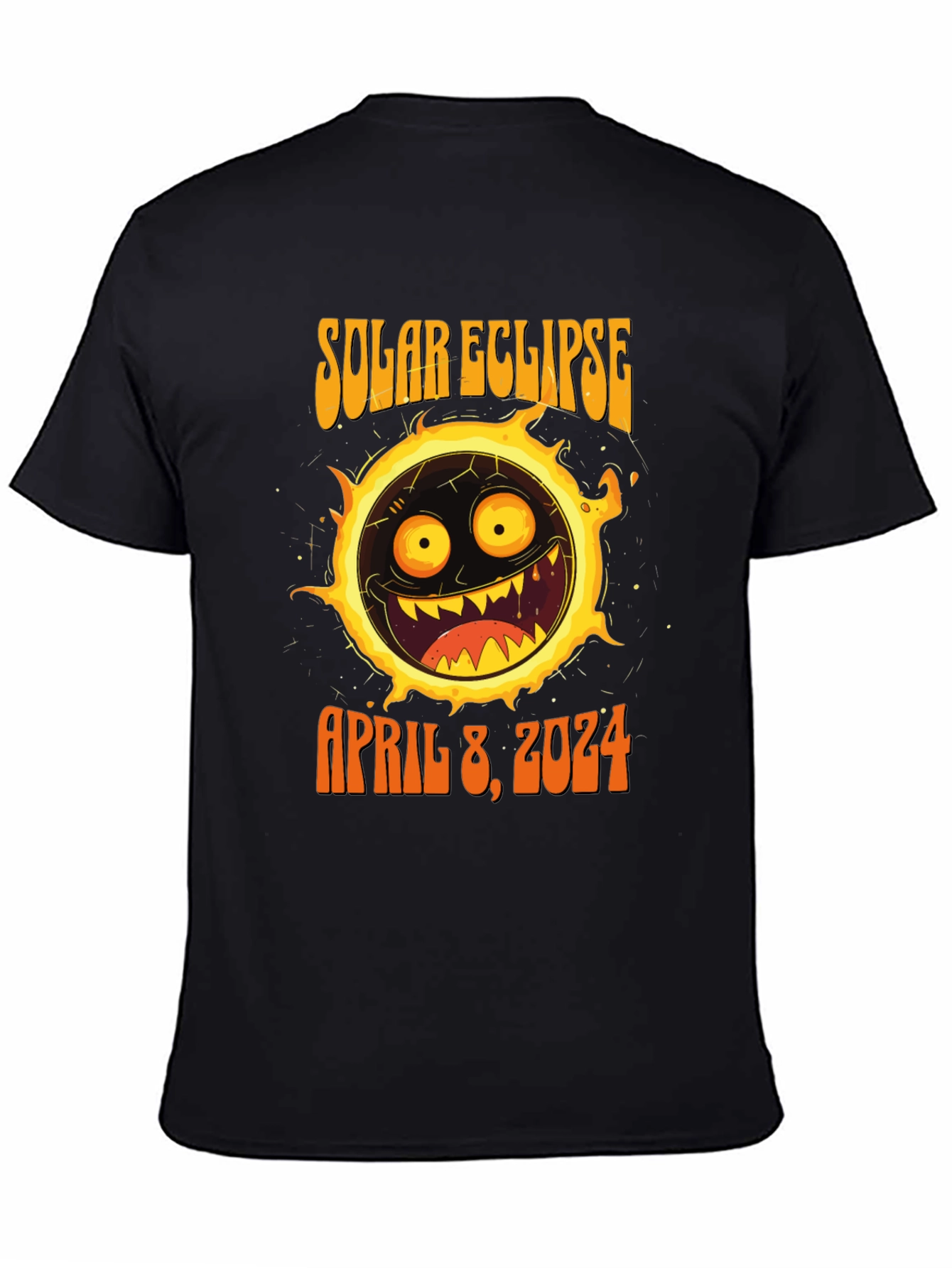 Solar Eclipse April 8 2024 Graphic T-Shirt