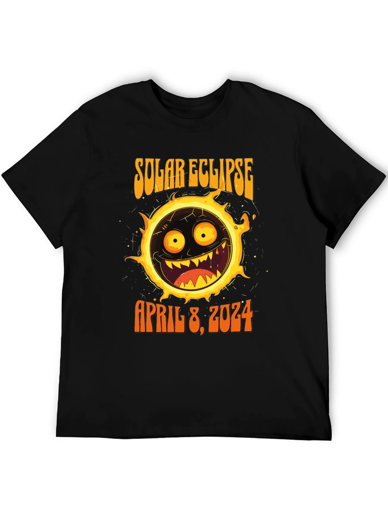 Solar Eclipse April 8 2024 Graphic T-Shirt