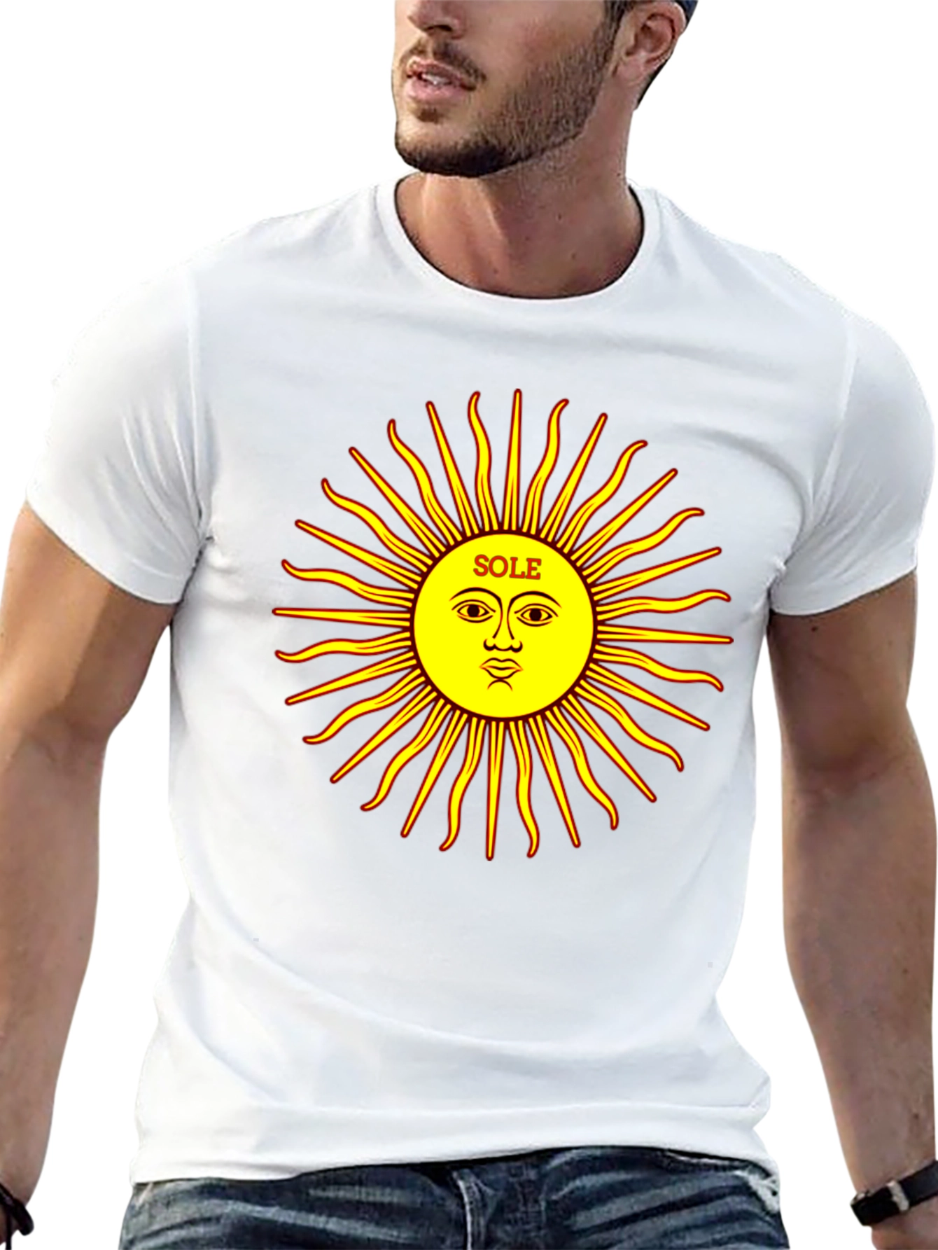 Sole Sun Graphic Black T-Shirt