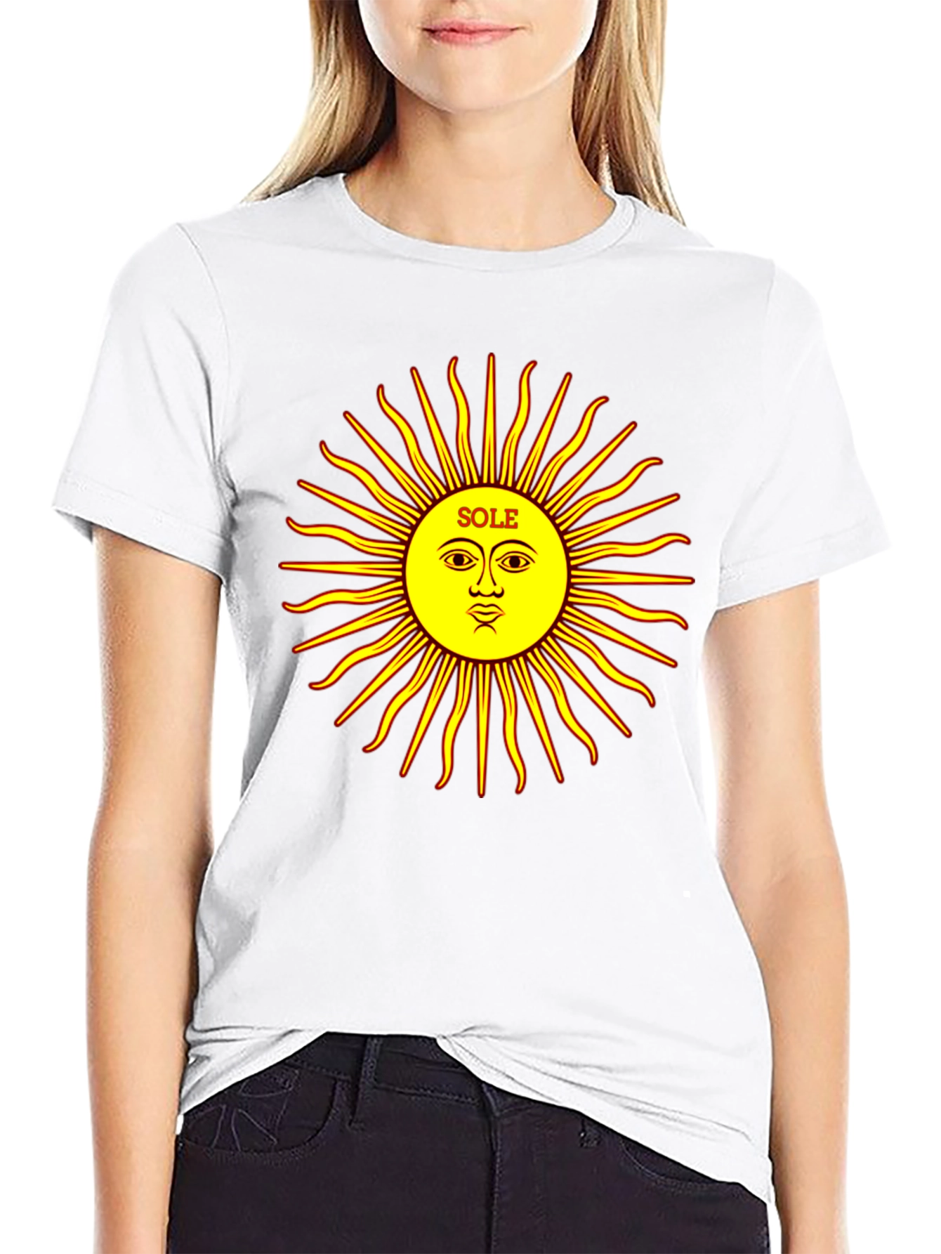 Sole Sun Graphic Black T-Shirt