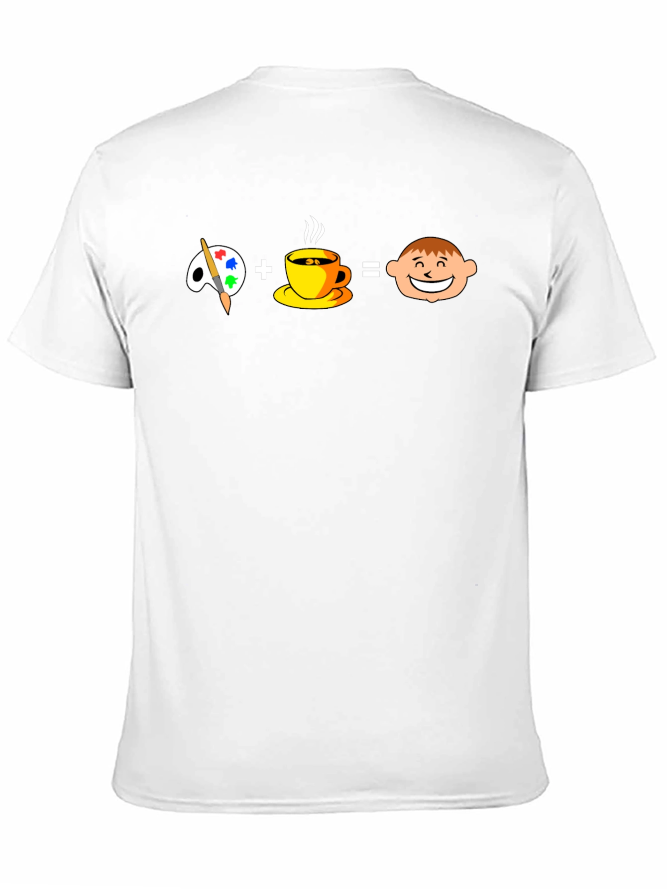 Painter + Coffee = Happy Face Graphic Tee
