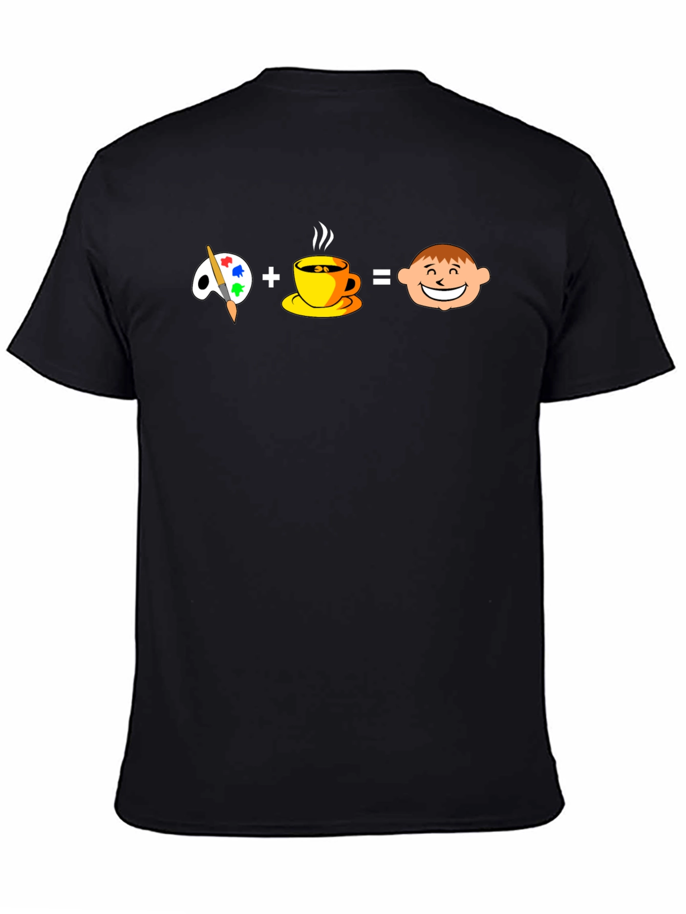 Painter + Coffee = Happy Face Graphic Tee