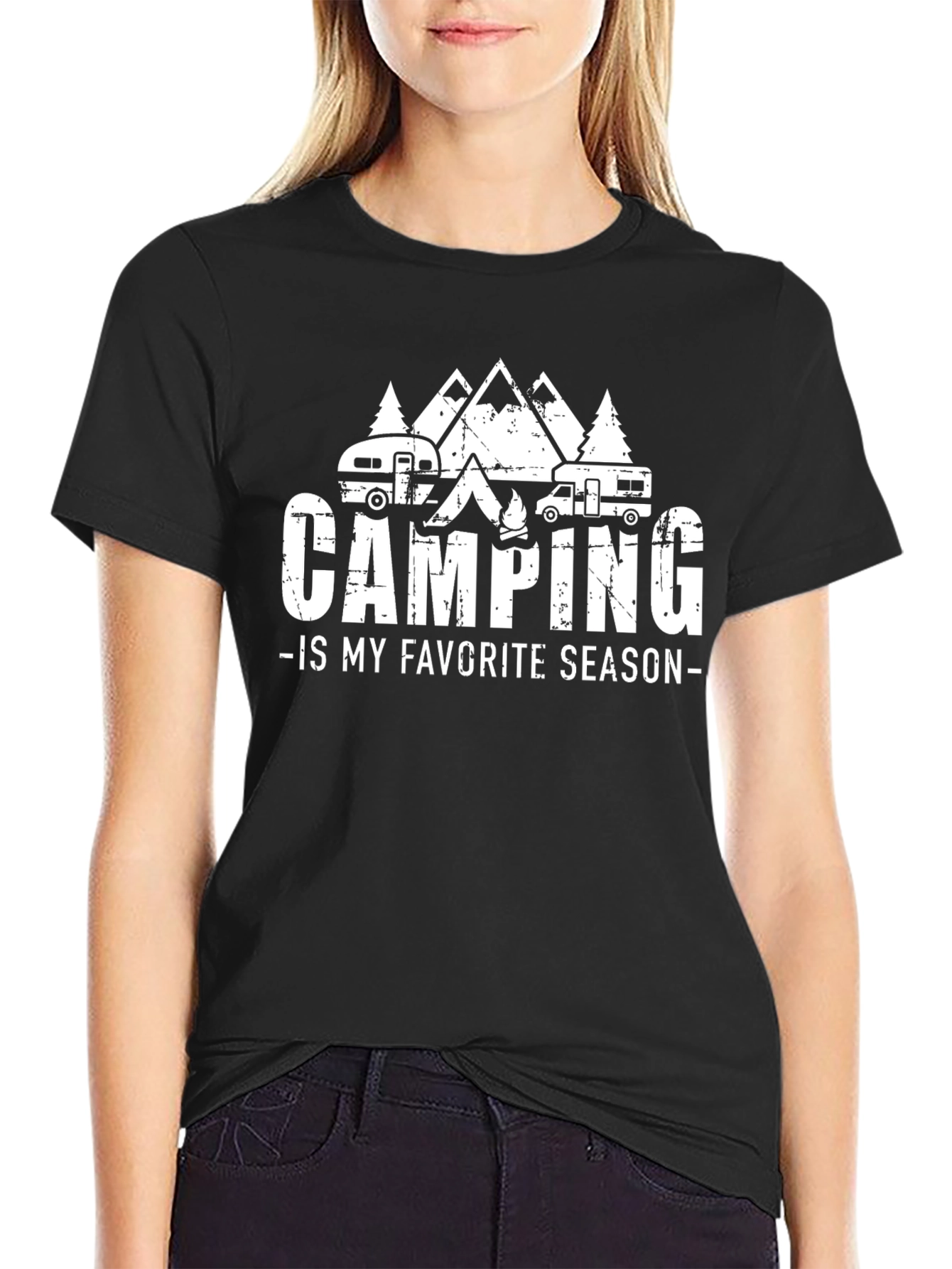 Camping Is My Favorite Season Graphic Tee