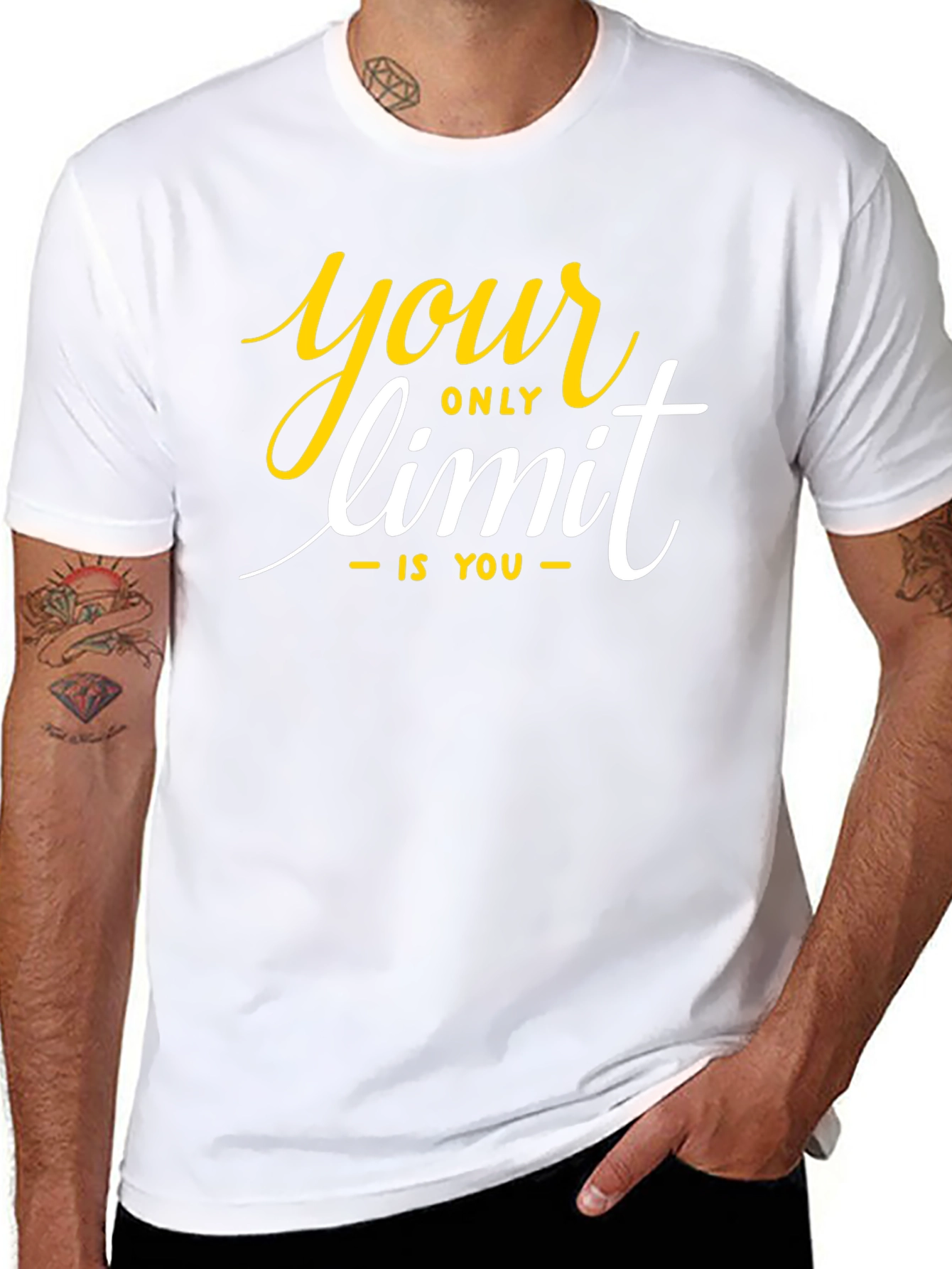 Your Only Limit T-Shirt - Motivational Quote