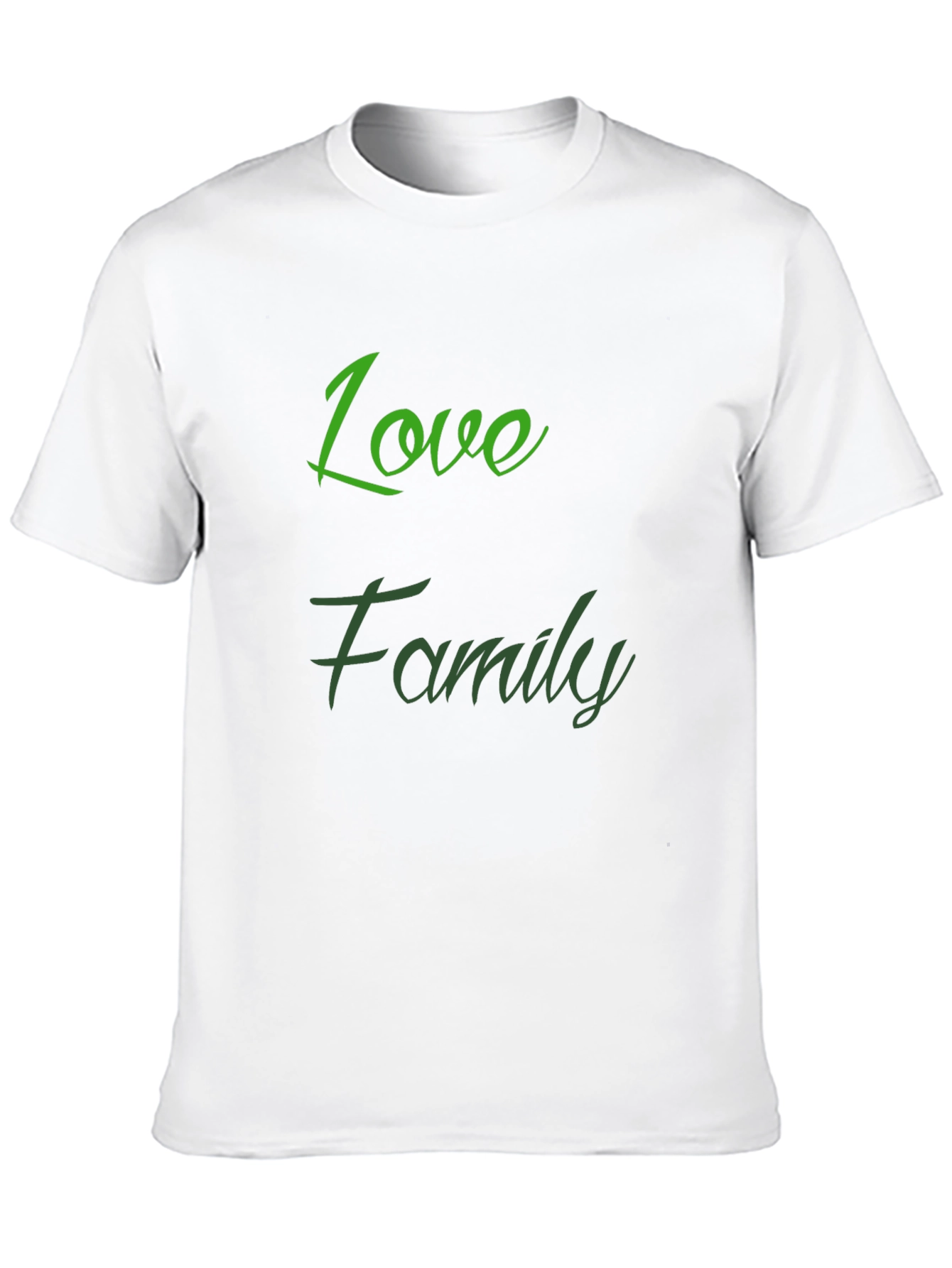 Love Family Black T-Shirt