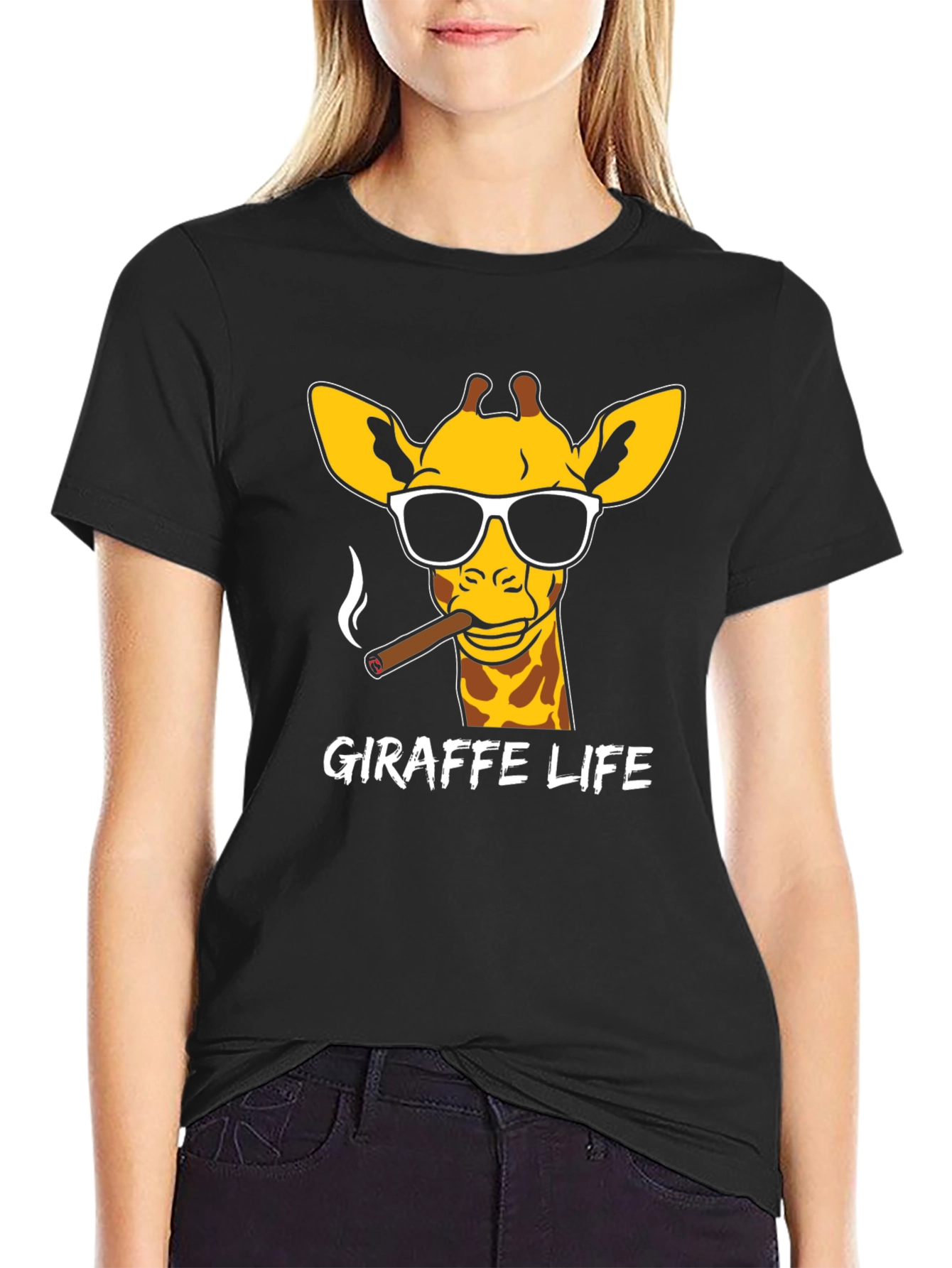 Giraffe Life T-Shirt - Cool Animal Tee