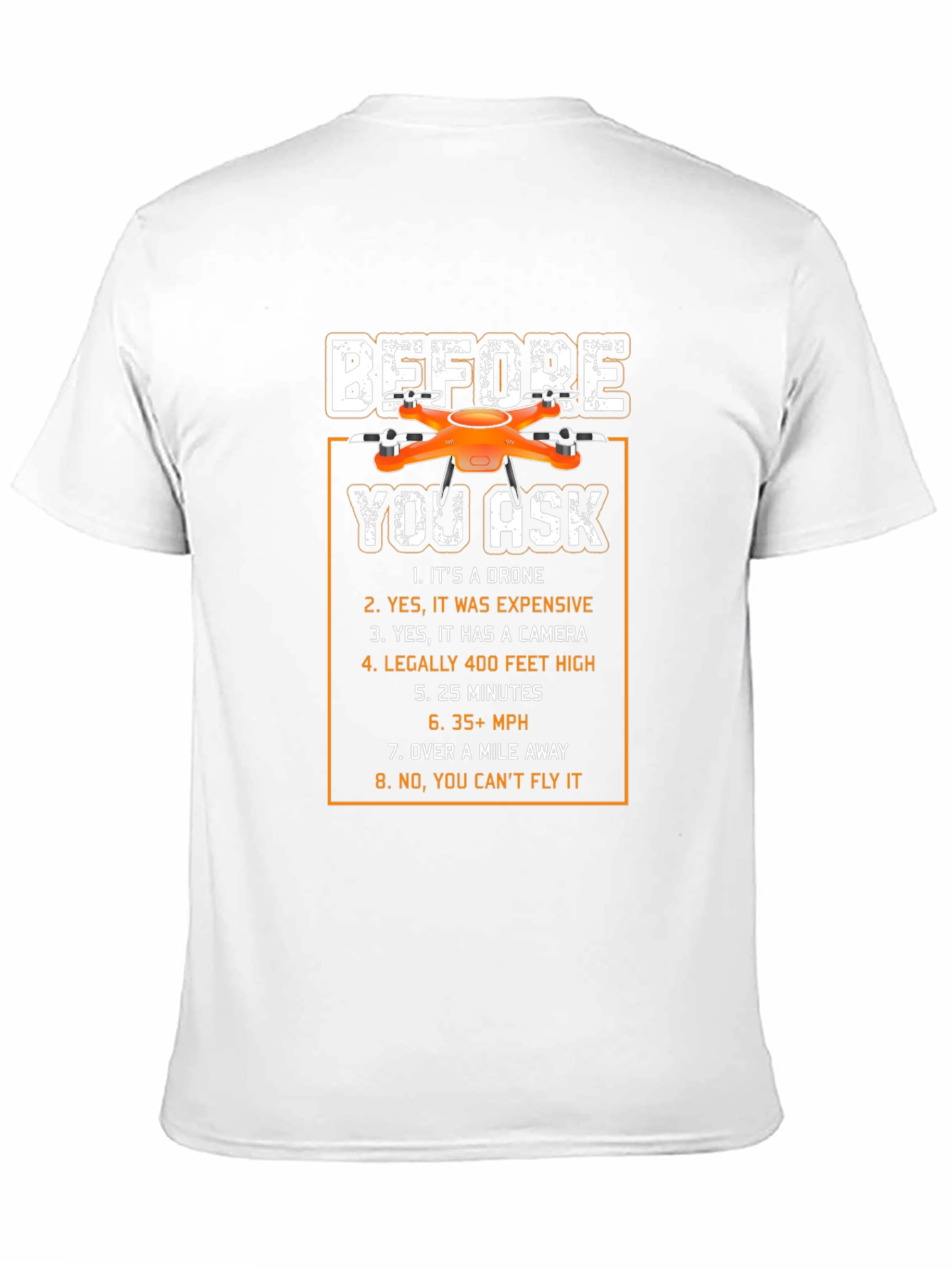 Drone Owner Funny T-Shirt - Before You Ask