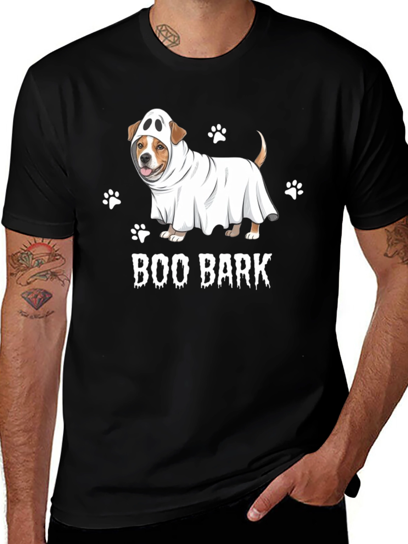 Boo Bark Dog Halloween T-Shirt