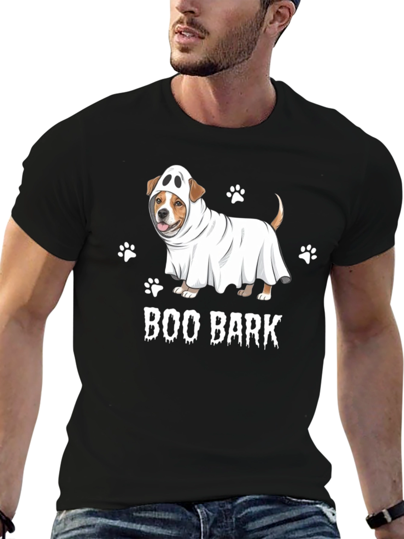 Boo Bark Dog Halloween T-Shirt