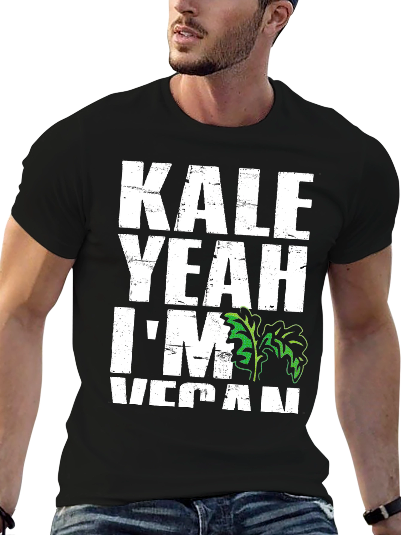 Kale Yeah Im Vegan Graphic T-Shirt