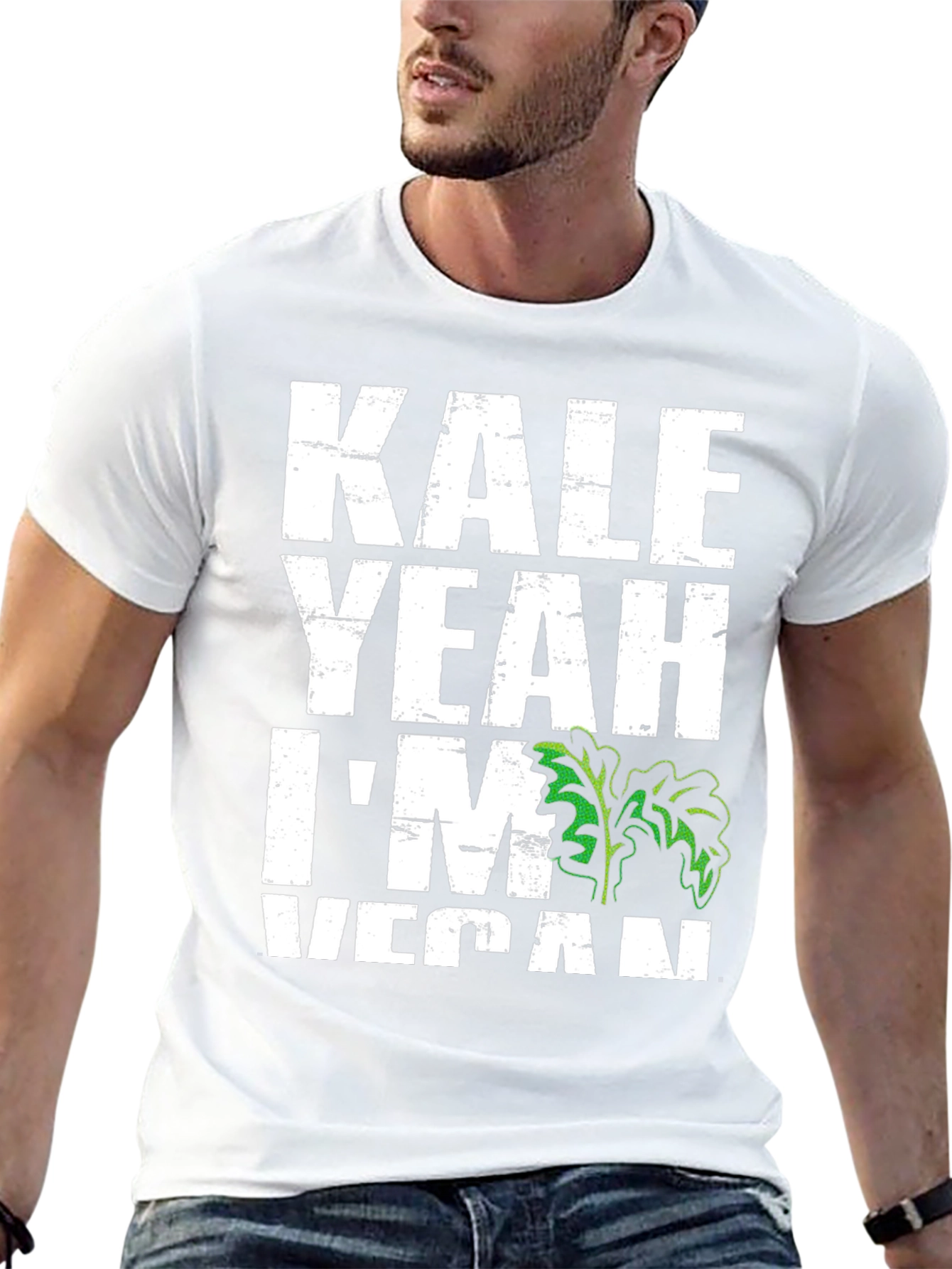 Kale Yeah Im Vegan Graphic T-Shirt