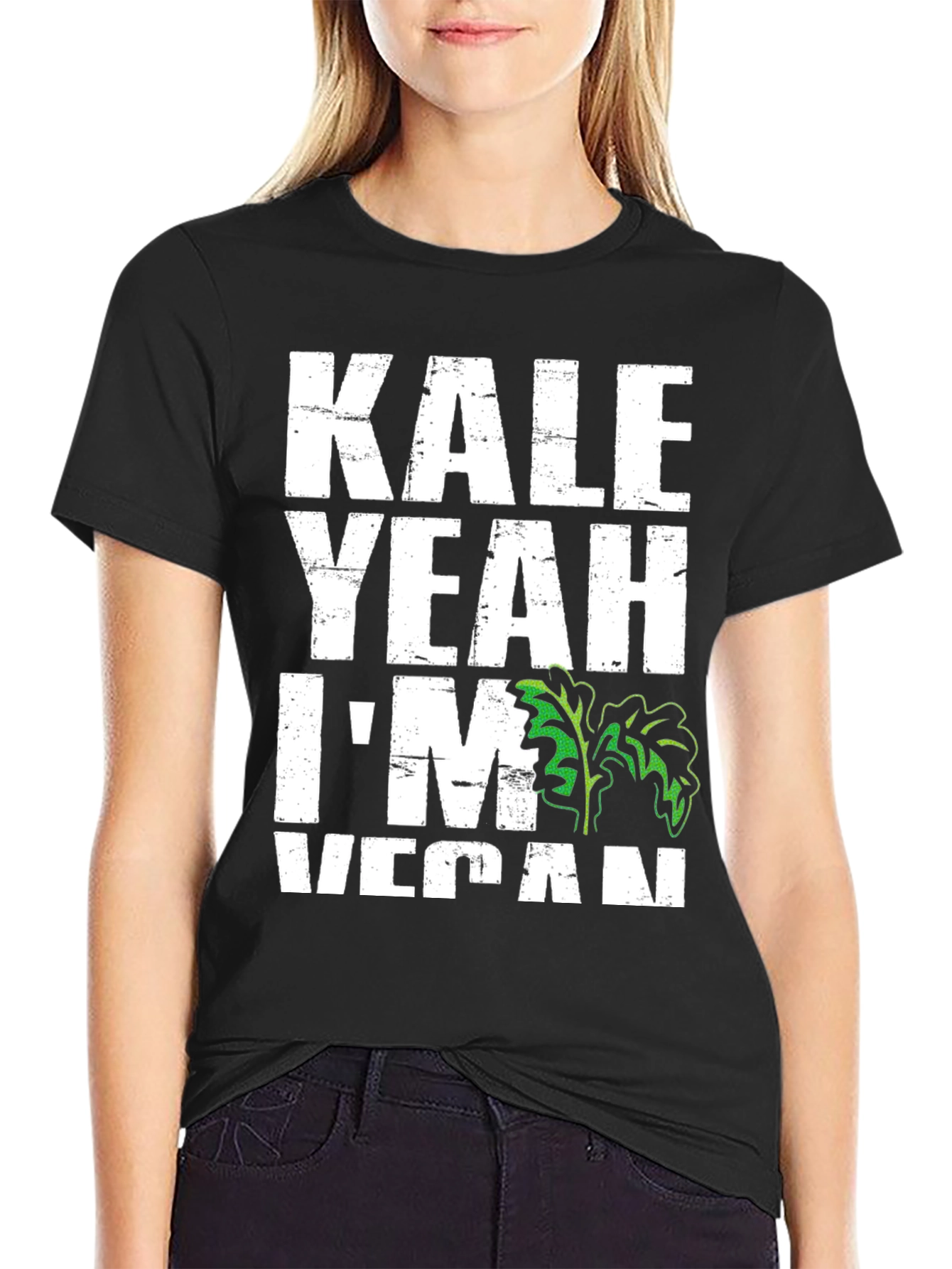 Kale Yeah Im Vegan Graphic T-Shirt
