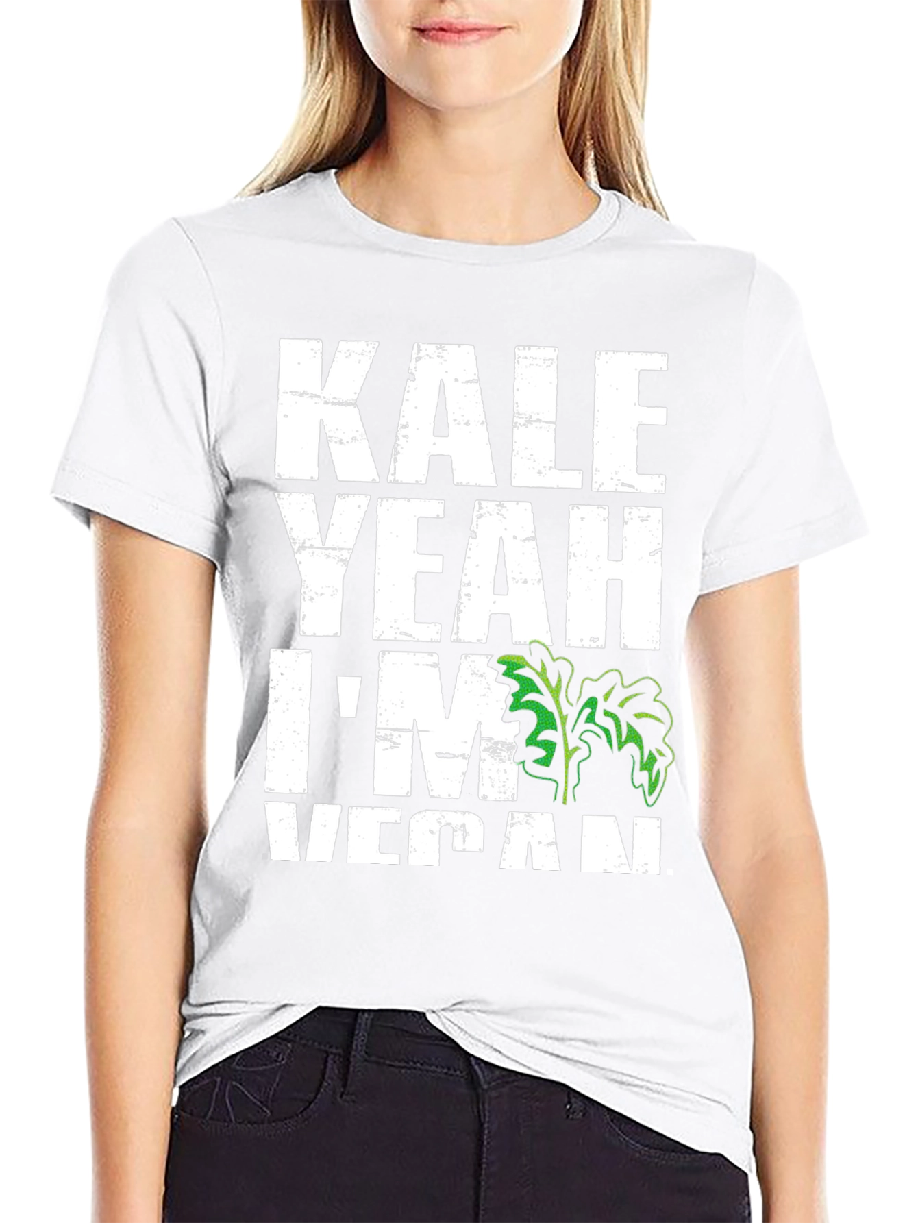 Kale Yeah Im Vegan Graphic T-Shirt