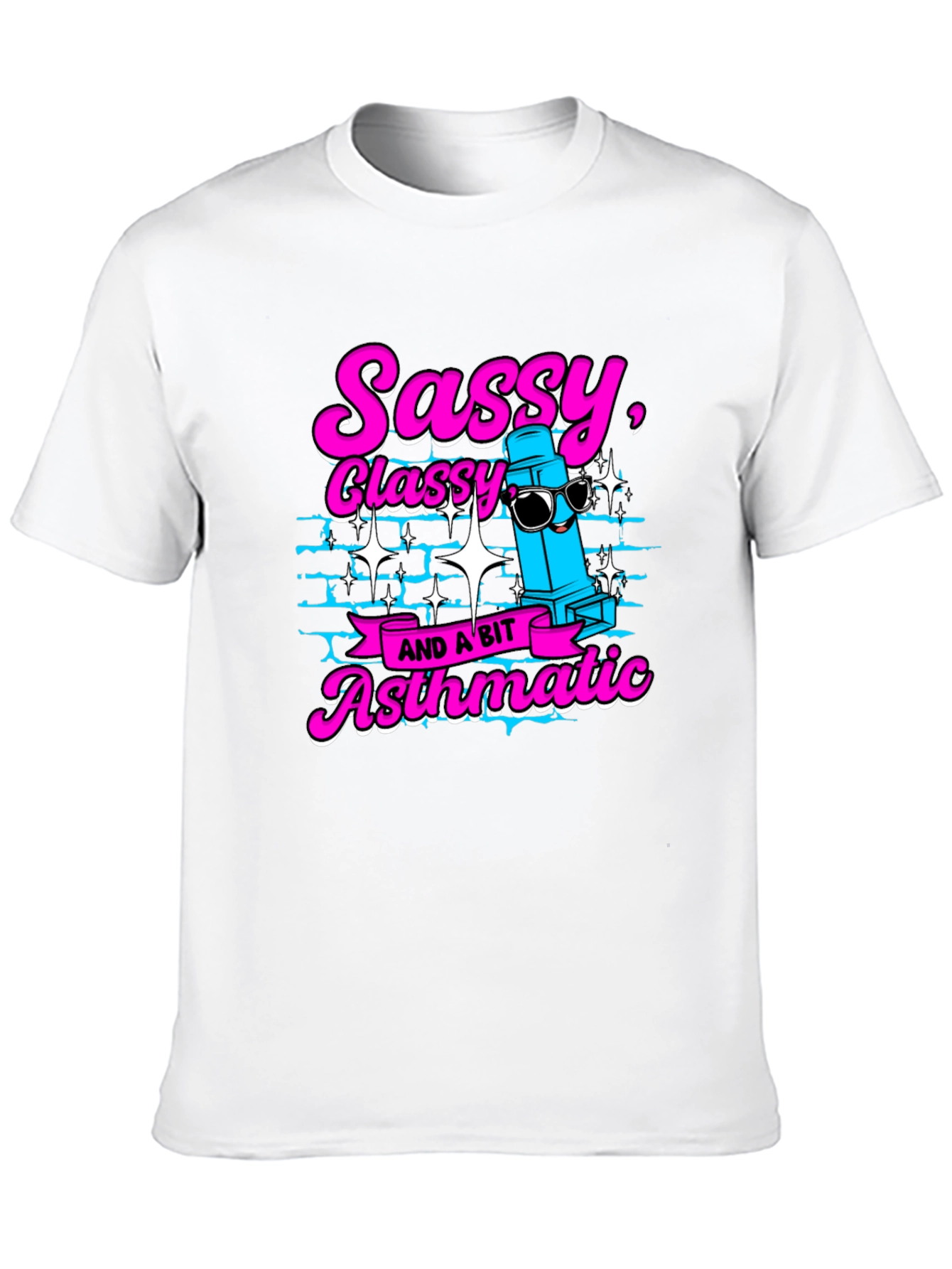 Sassy Classy and a Bit Asthmatic Black T-Shirt