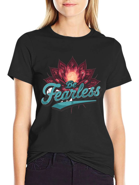 Be Fearless Graphic Tee - Lotus Design