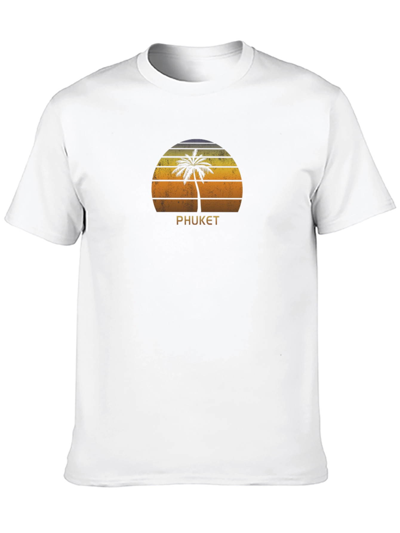 Phuket Palm Tree Sunset T-Shirt - Vacation Vibes