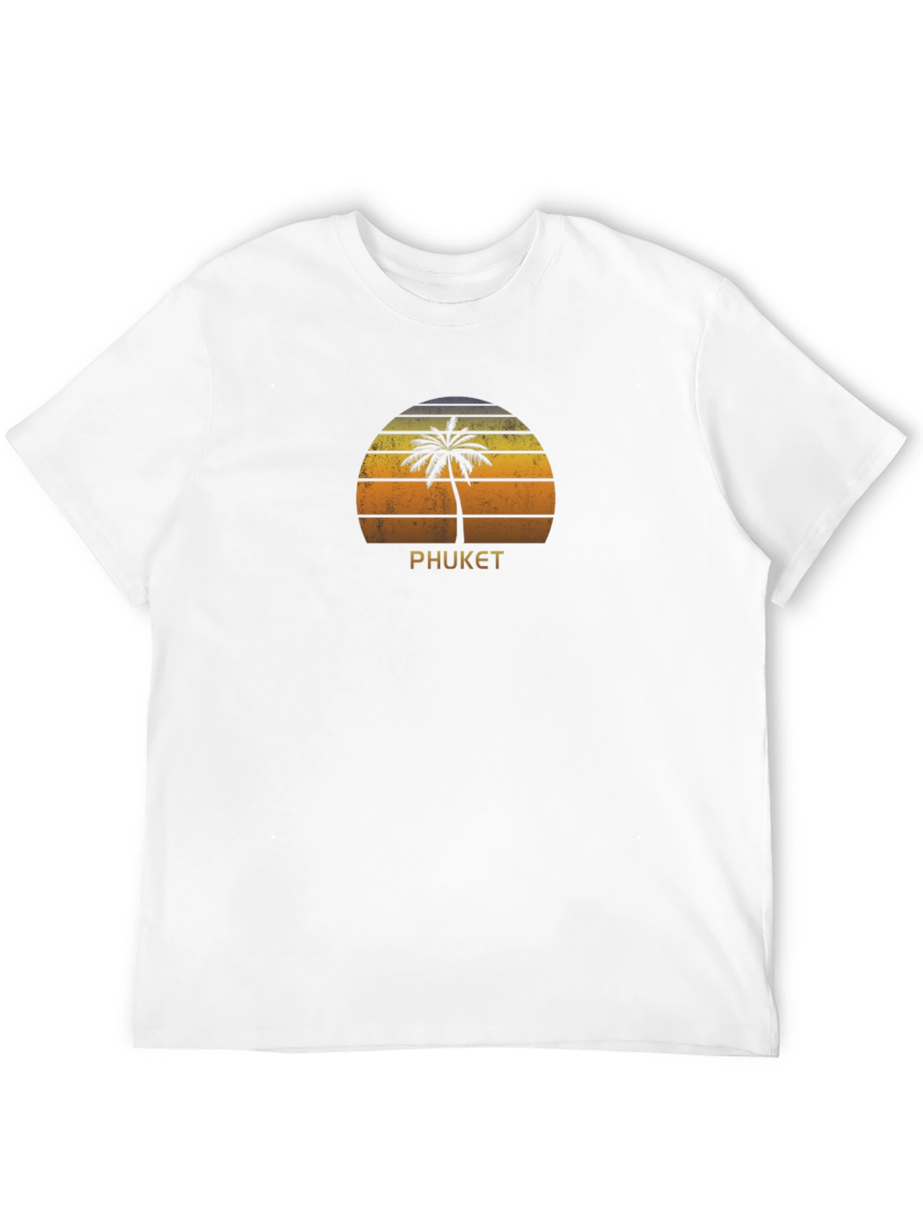 Phuket Palm Tree Sunset T-Shirt - Vacation Vibes