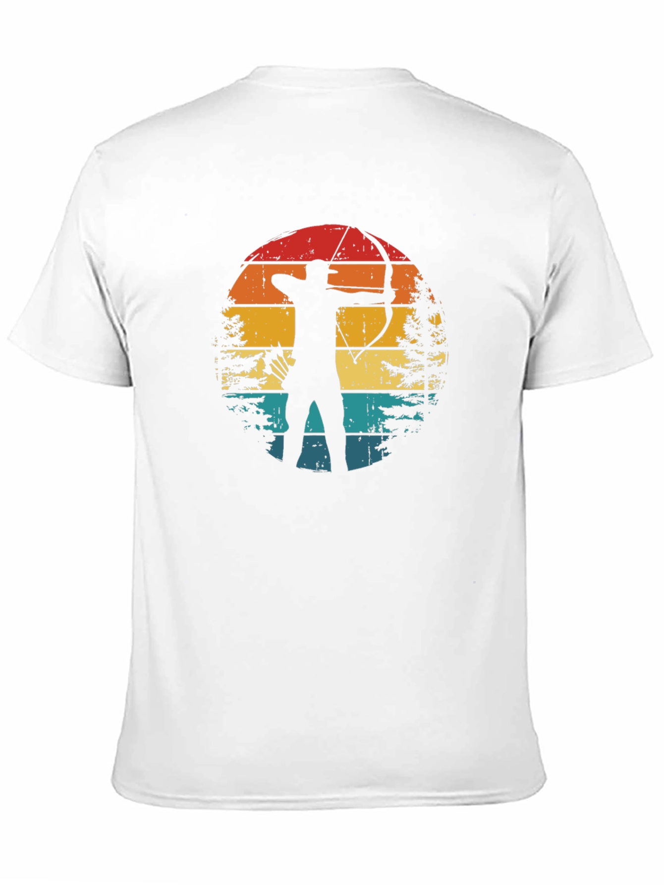Archery Sunset Graphic Tee - Retro Style