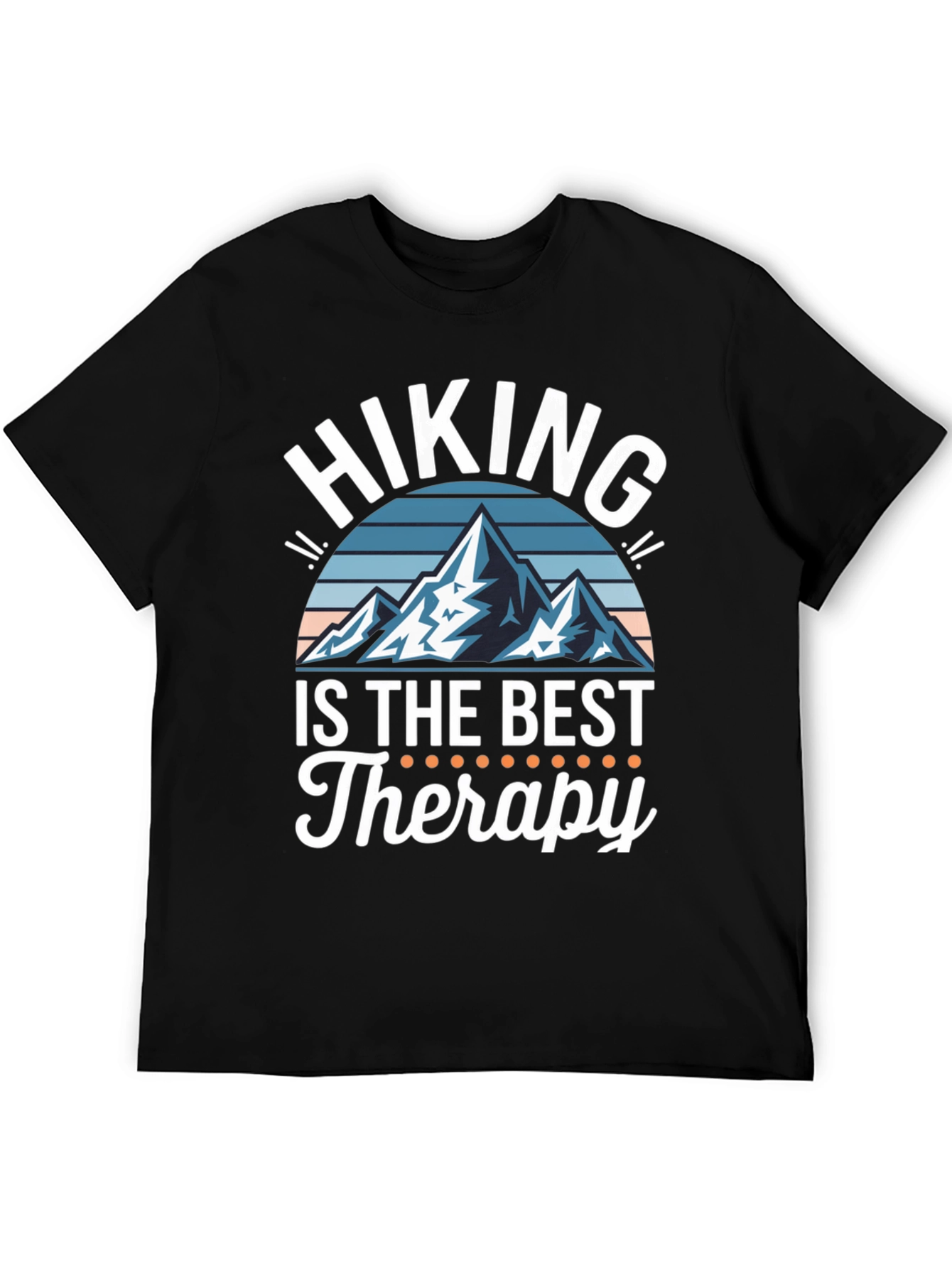 Hiking Therapy Graphic Tee - Mountain Lover Shirt