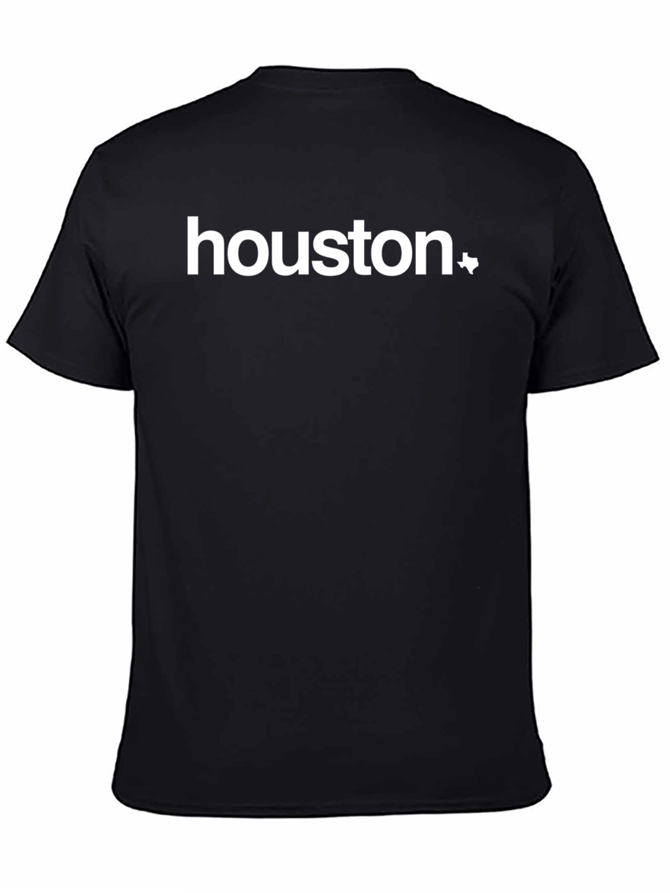 Houston TX Graphic T-Shirt - Black