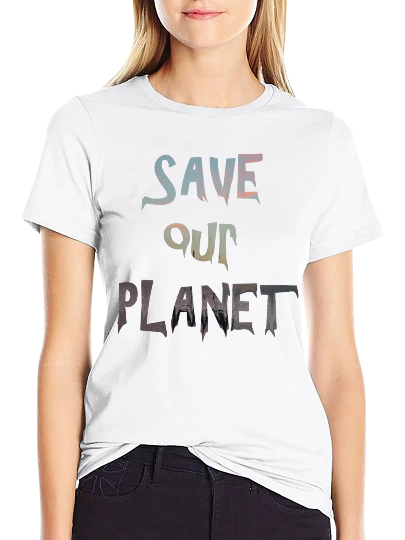 Save Our Planet Graphic T-Shirt - Eco-Friendly Fashion