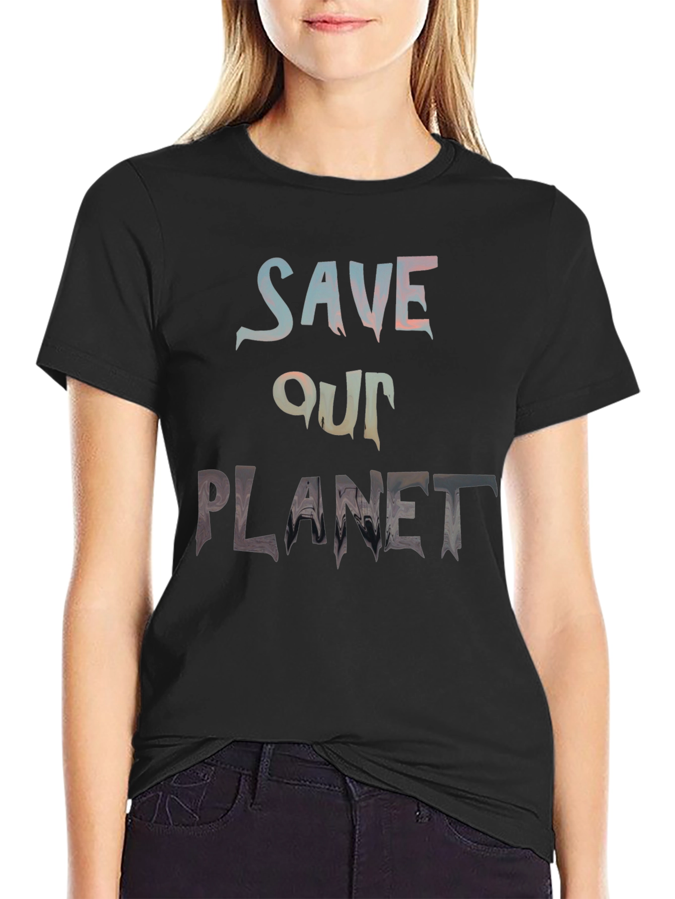 Save Our Planet Graphic T-Shirt - Eco-Friendly Fashion