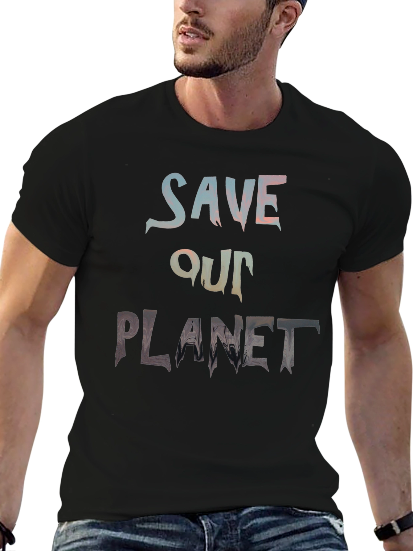 Save Our Planet Graphic T-Shirt - Eco-Friendly Fashion