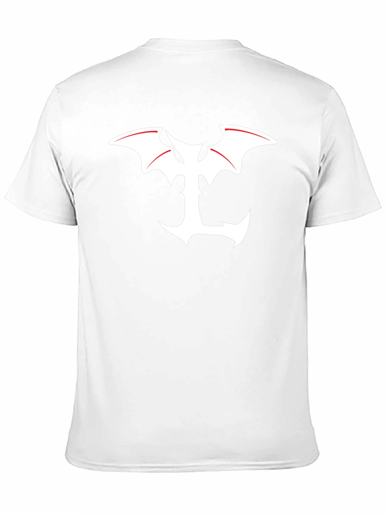Bat Wing Anchor T-Shirt - Bold Graphic Tee