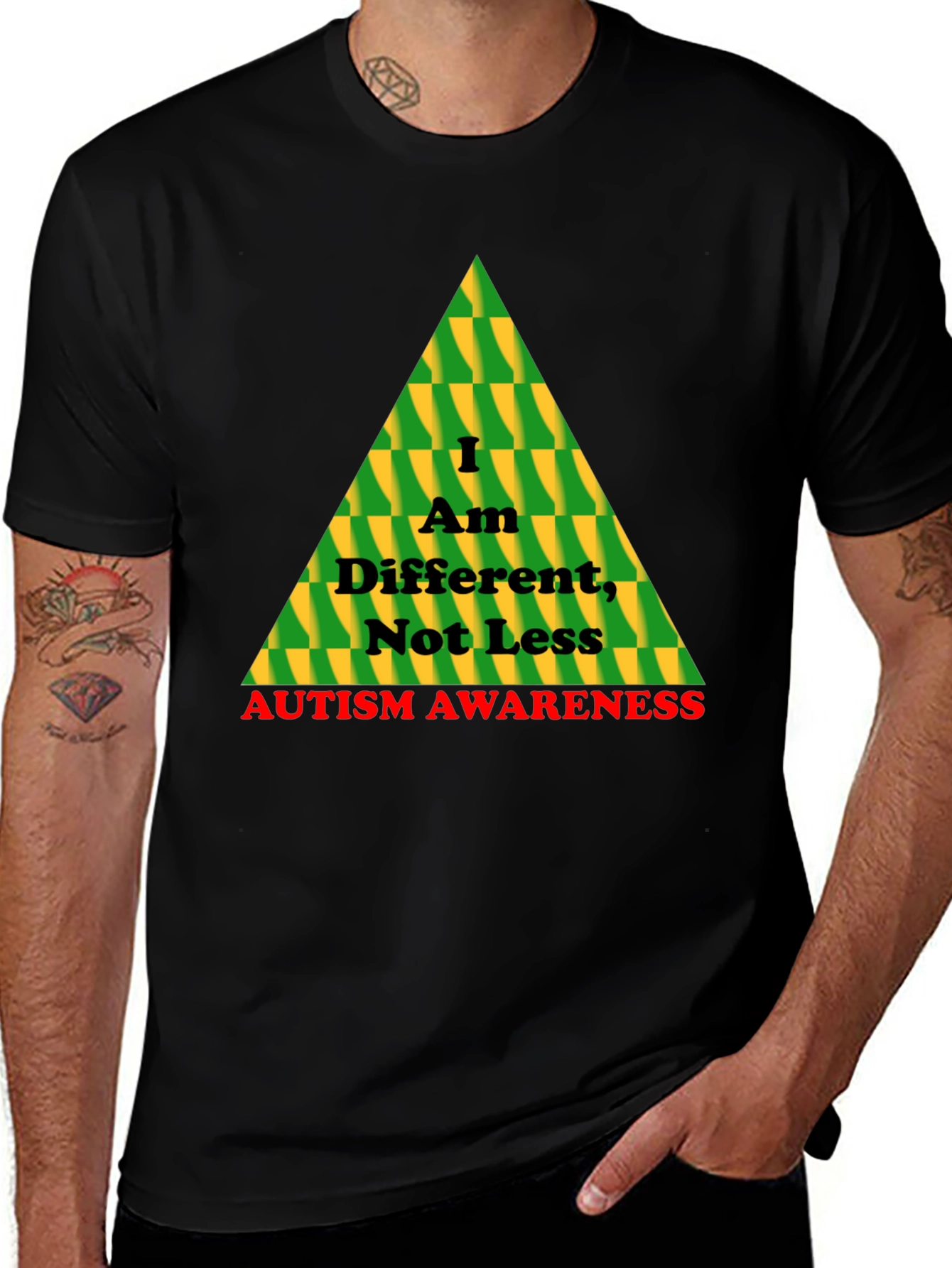 Autism Awareness T-Shirt - I Am Different Not Less