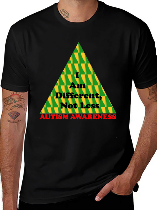 Autism Awareness T-Shirt - I Am Different Not Less