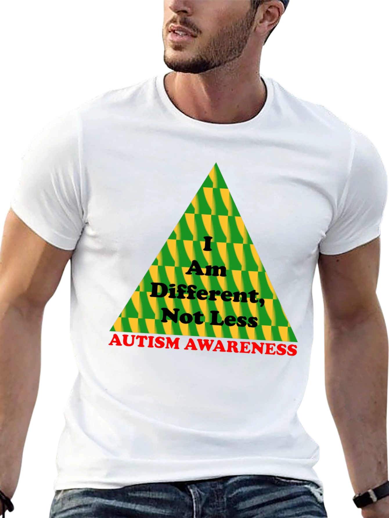 Autism Awareness T-Shirt - I Am Different Not Less