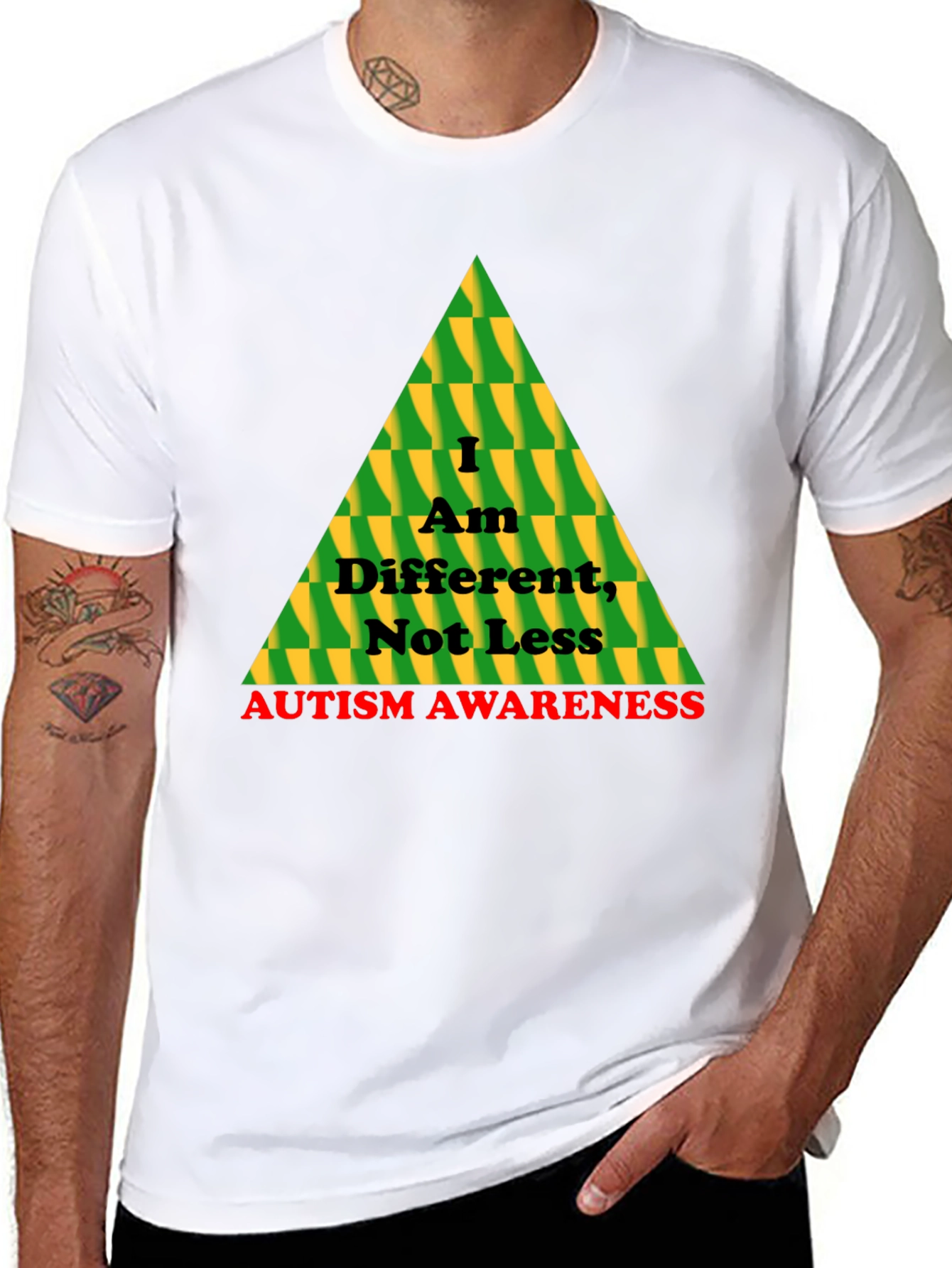 Autism Awareness T-Shirt - I Am Different Not Less