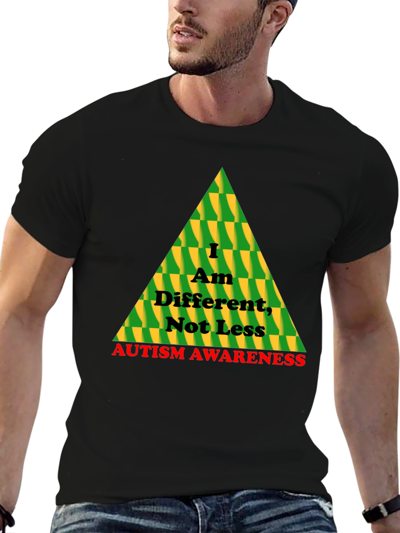 Autism Awareness T-Shirt - I Am Different Not Less