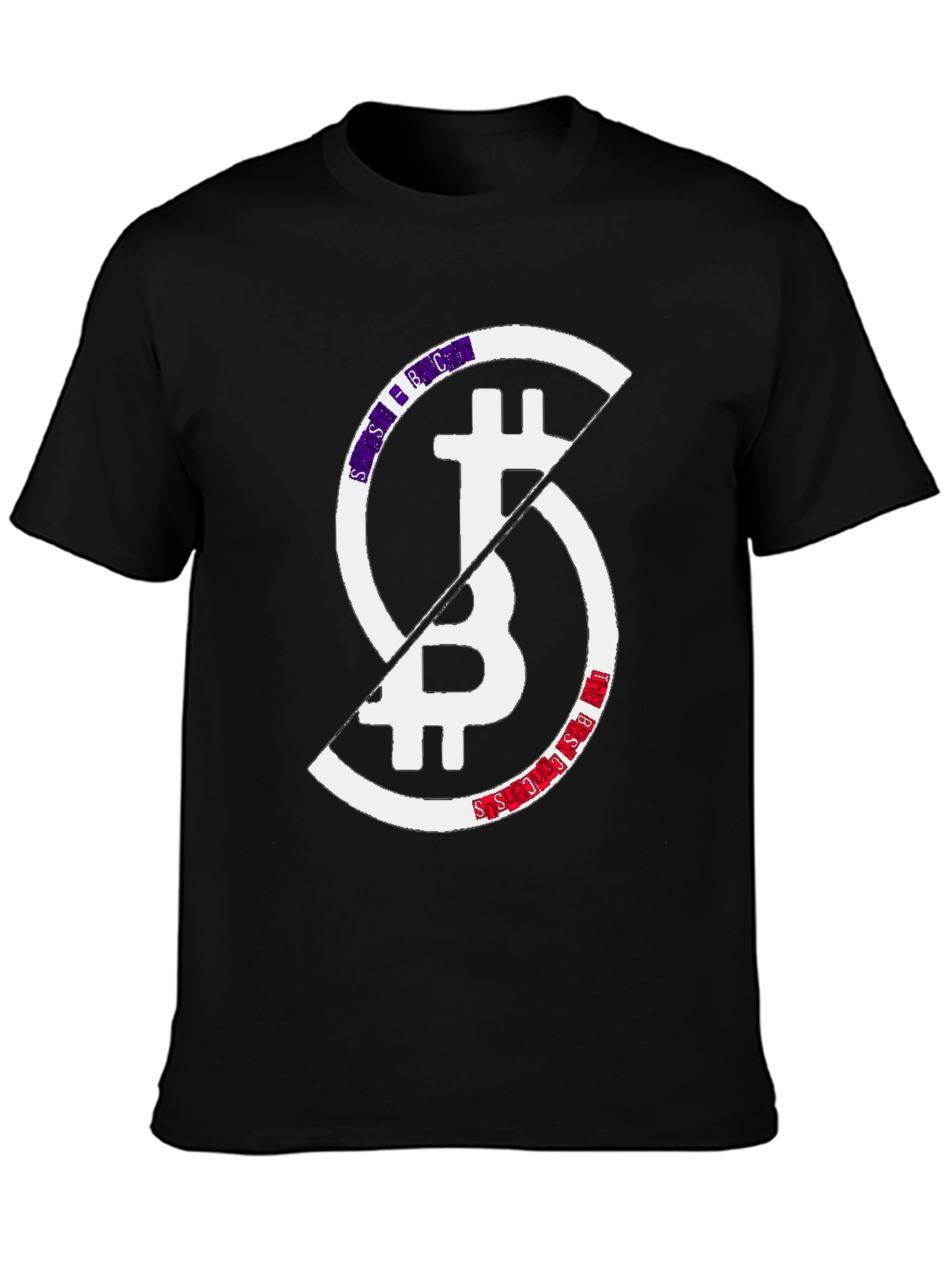 Bitcoin Block Split Graphic Tee