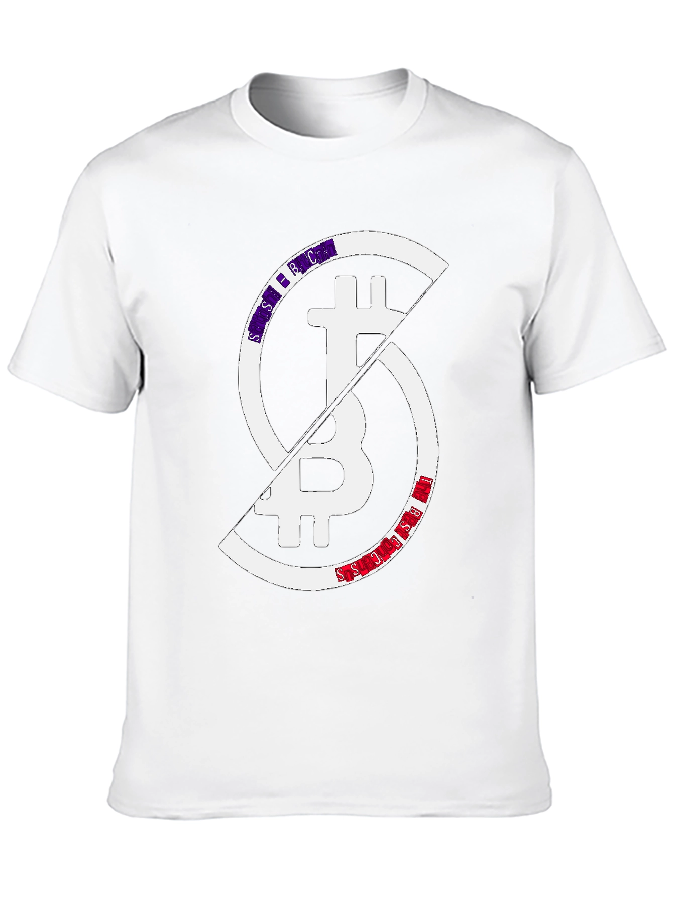 Bitcoin Block Split Graphic Tee