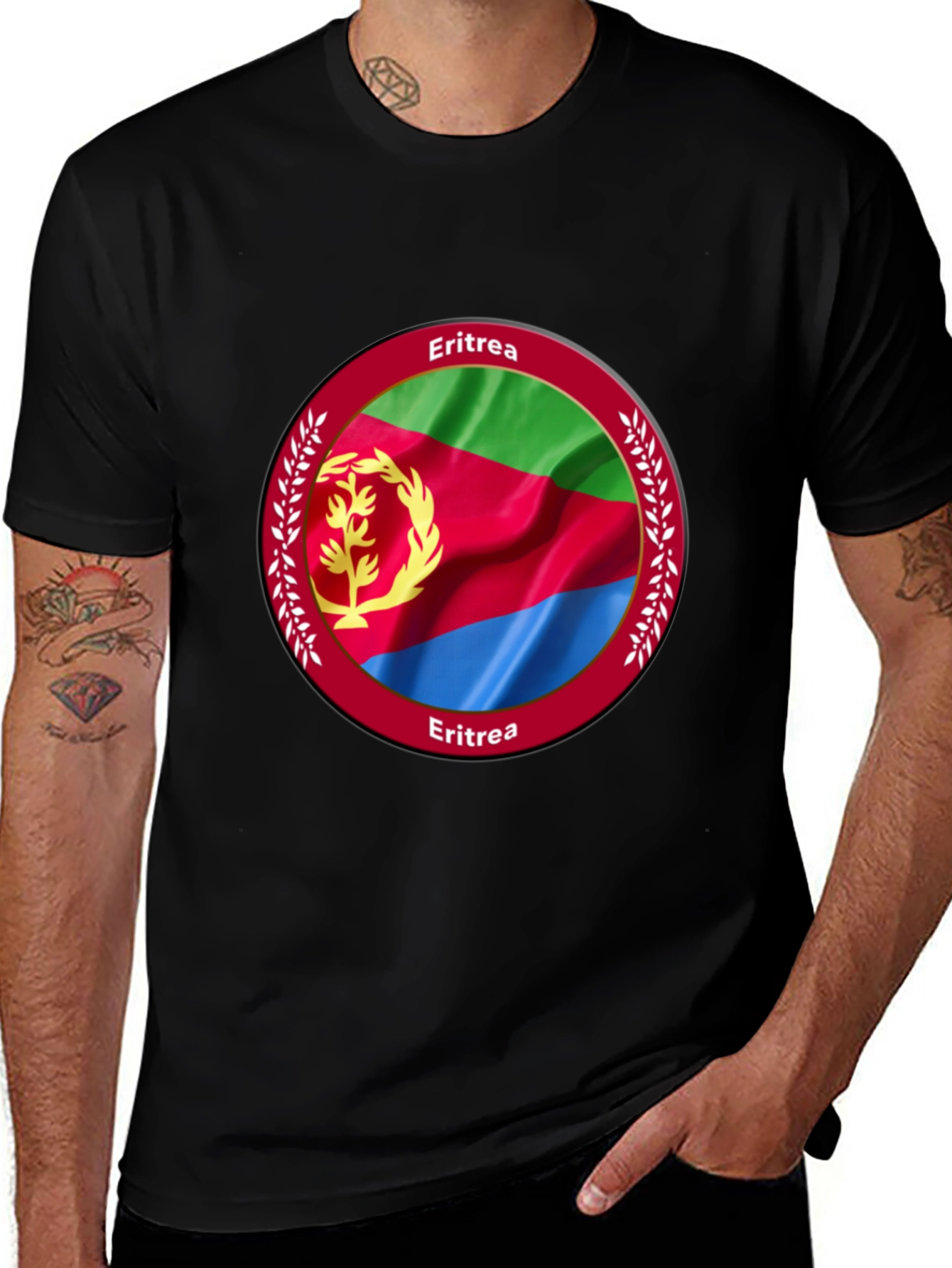 Eritrea Flag T-Shirt - Stylish Eritrean Pride Tee
