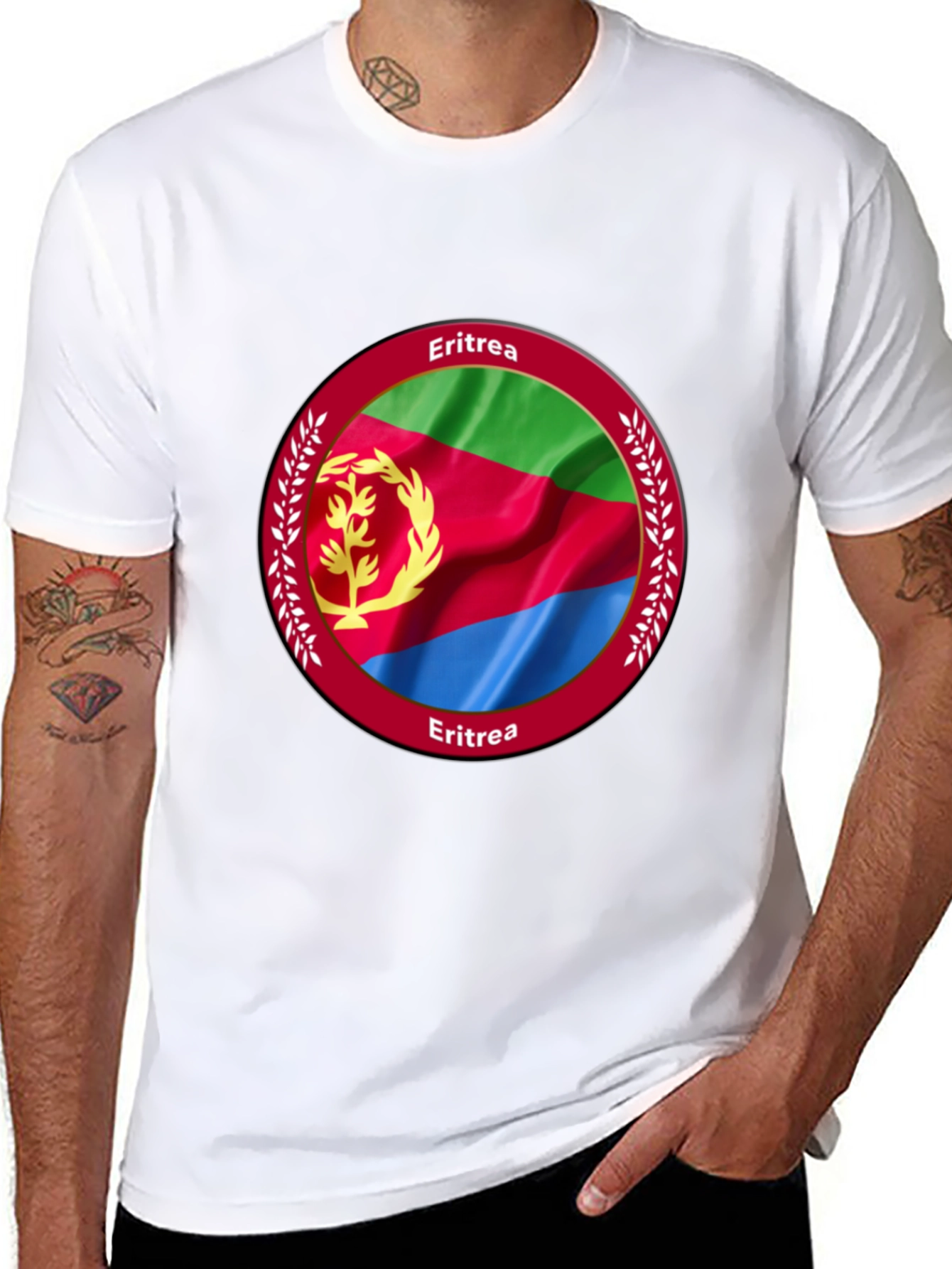 Eritrea Flag T-Shirt - Stylish Eritrean Pride Tee