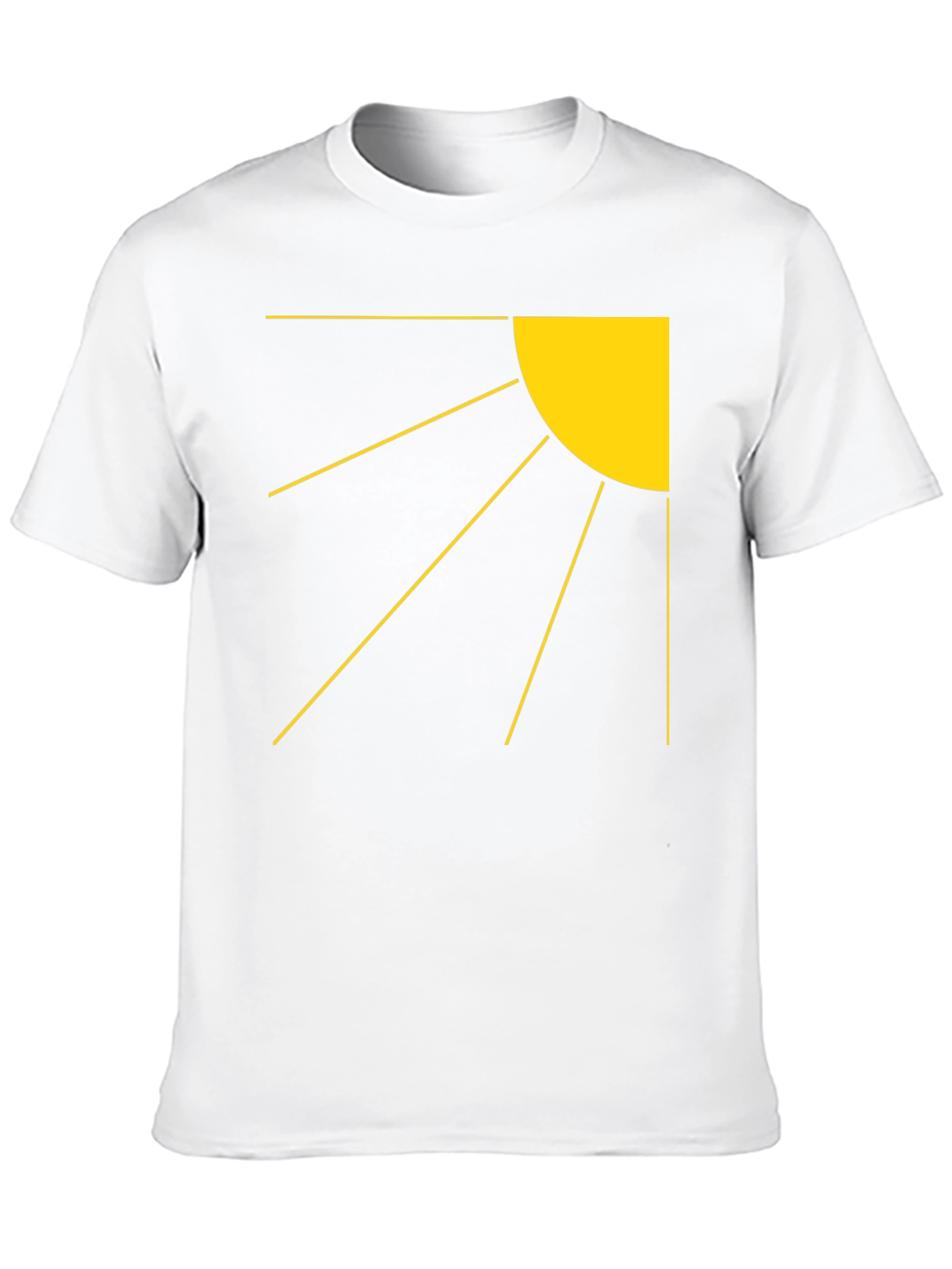 Rising Sun Graphic Tee - Black Cotton Blend