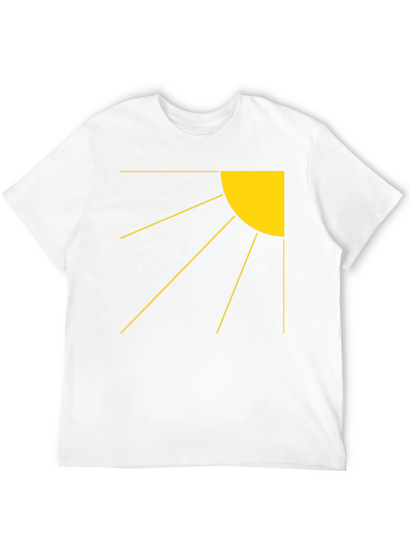 Rising Sun Graphic Tee - Black Cotton Blend