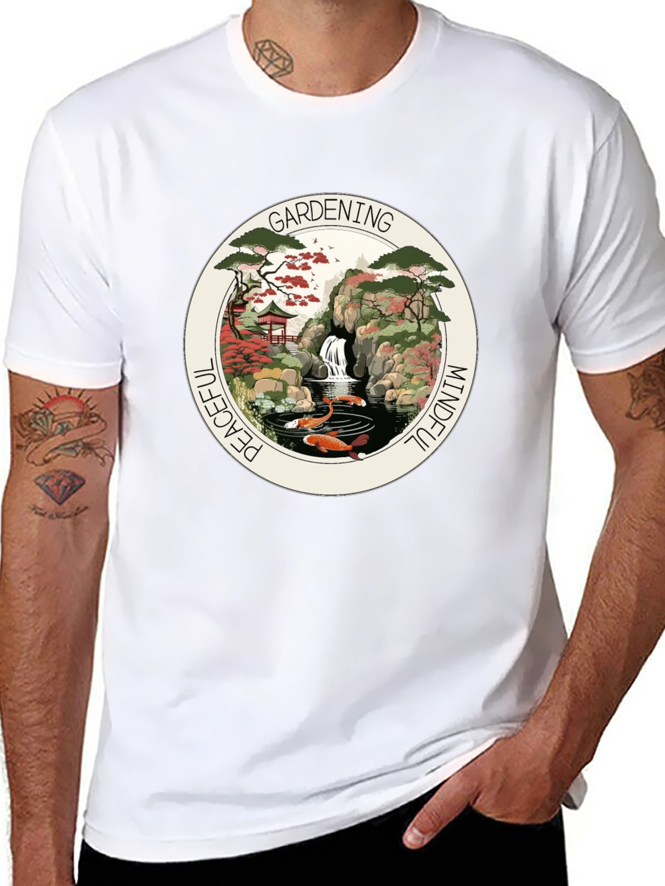 Mindful Gardening Peaceful T-Shirt