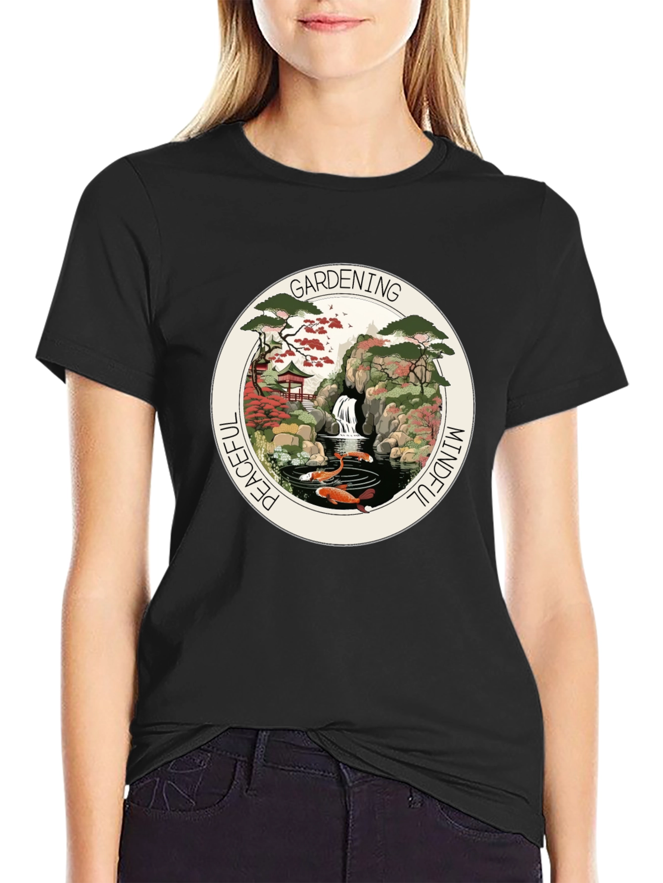 Mindful Gardening Peaceful T-Shirt