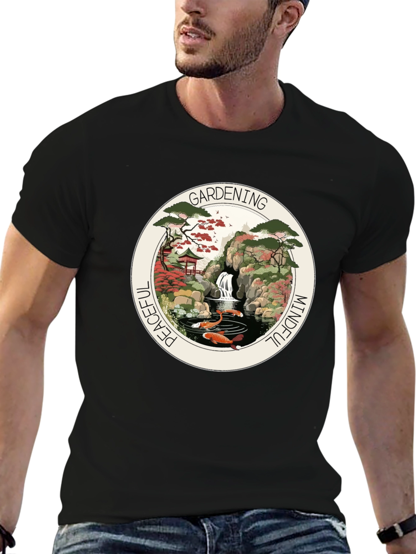 Mindful Gardening Peaceful T-Shirt