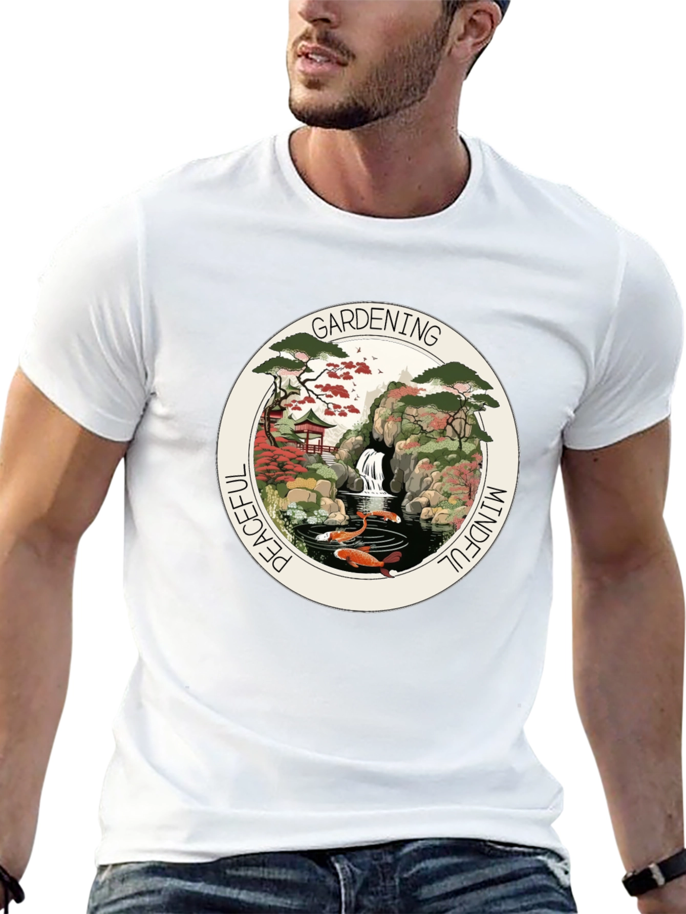 Mindful Gardening Peaceful T-Shirt