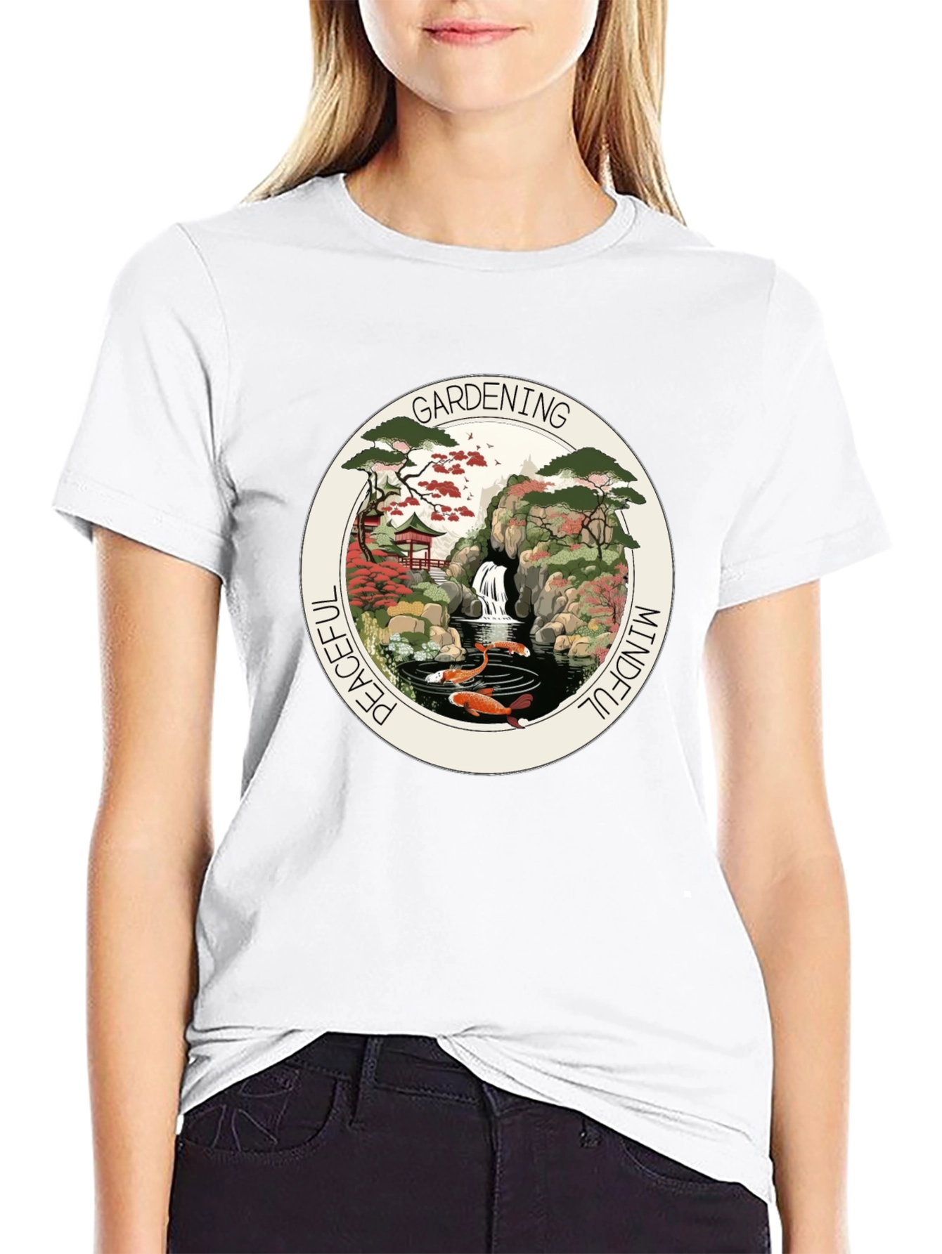 Mindful Gardening Peaceful T-Shirt