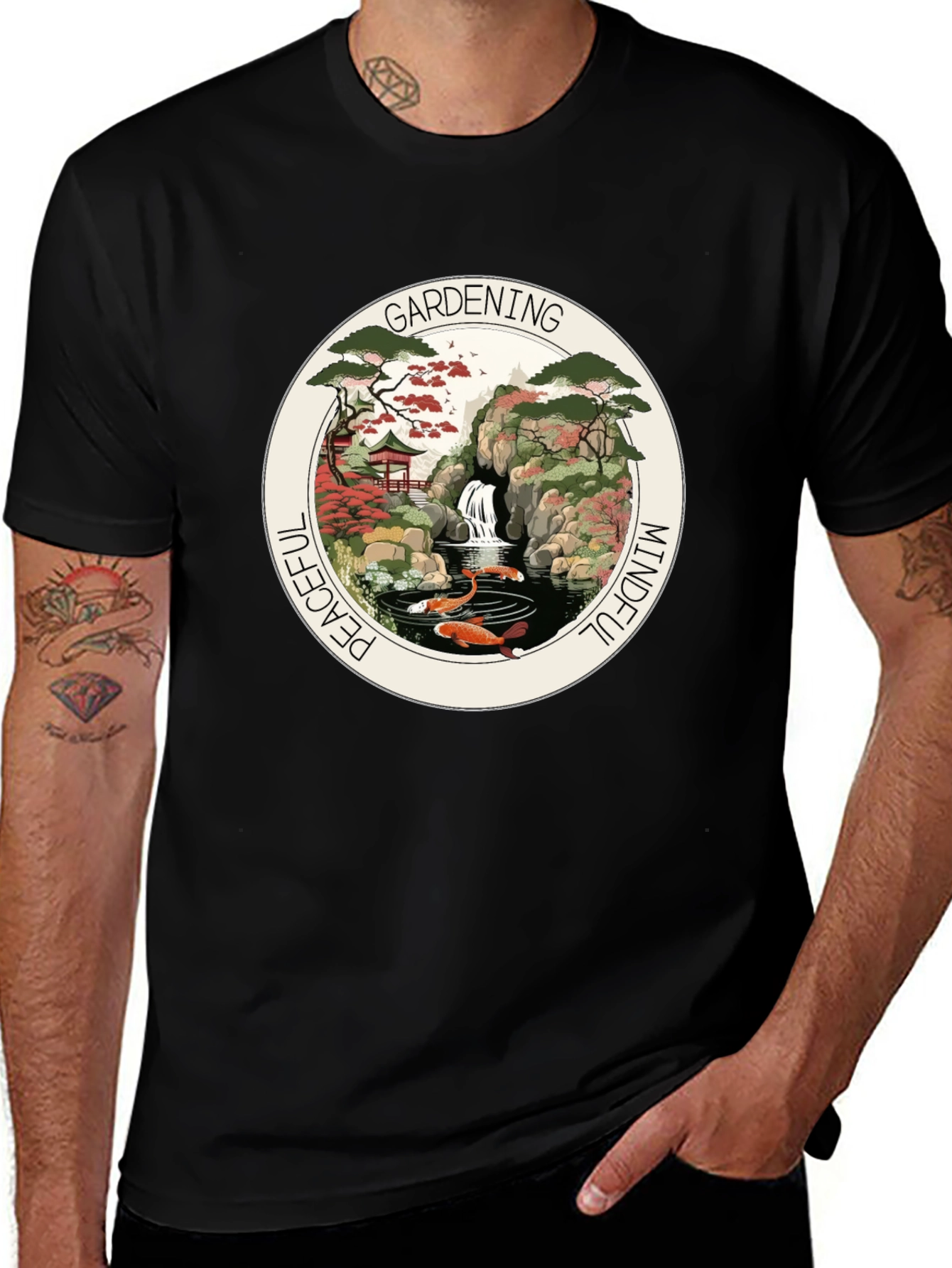 Mindful Gardening Peaceful T-Shirt