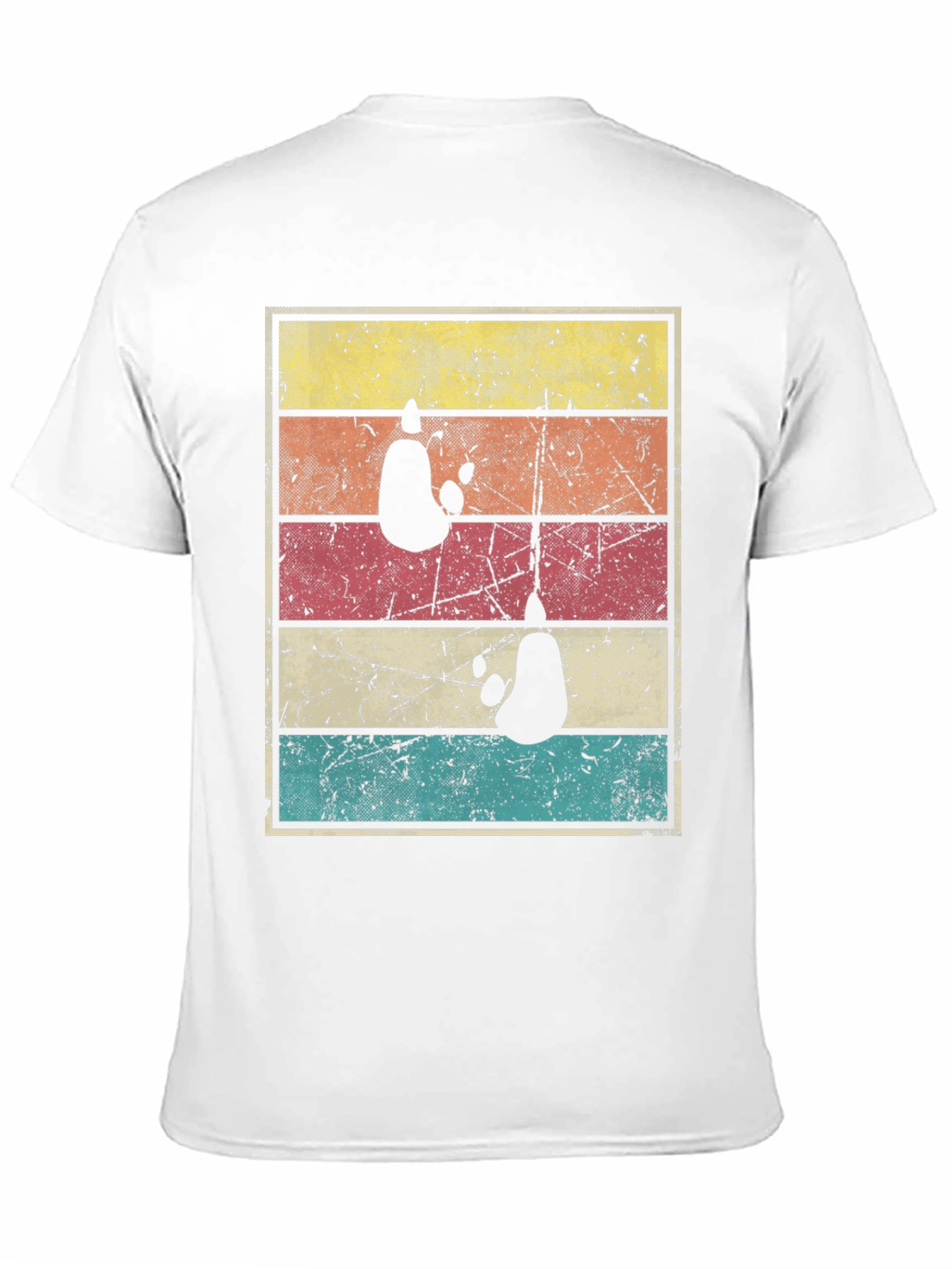 Retro Panda Silhouette T-Shirt