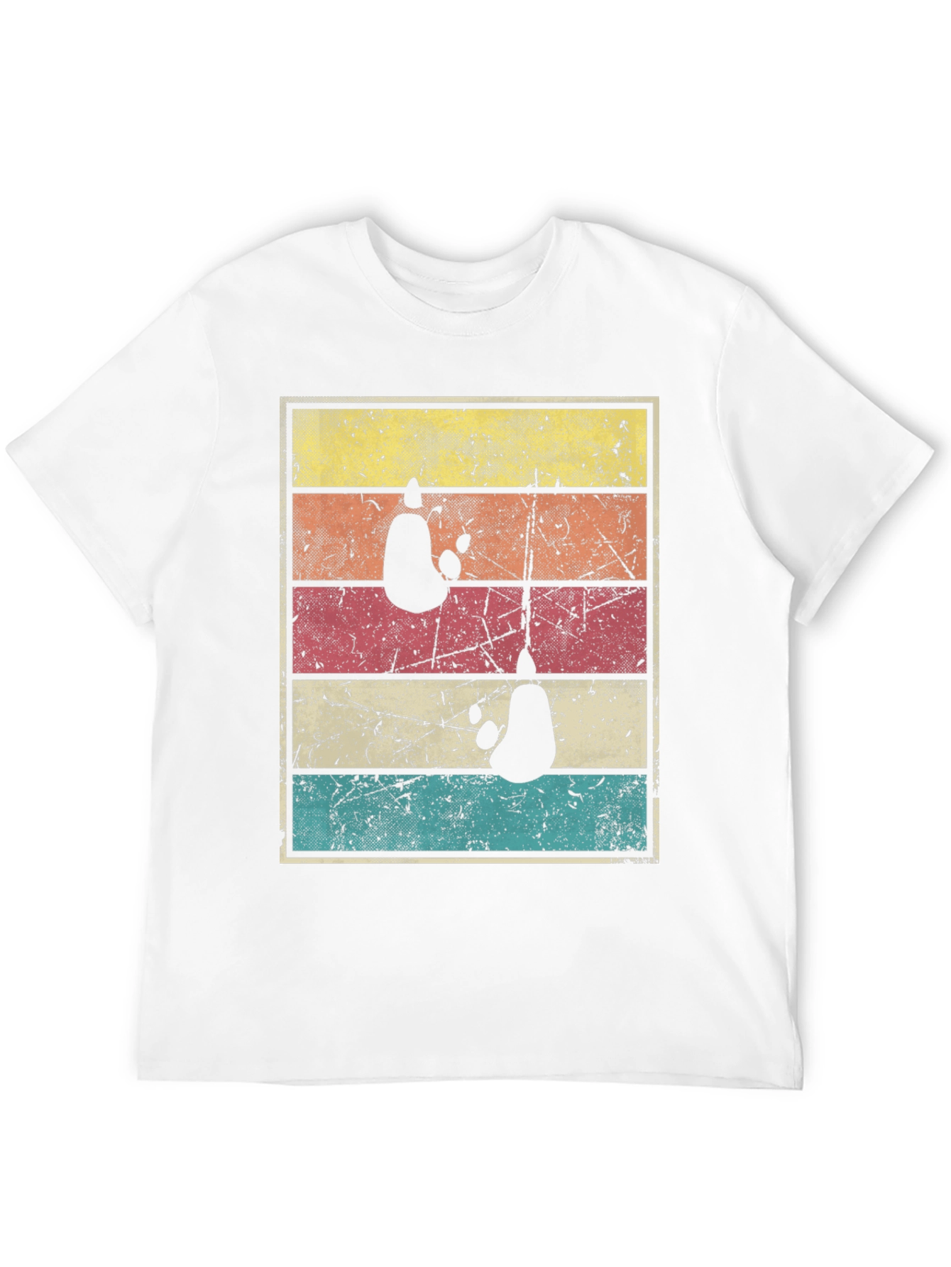 Retro Panda Silhouette T-Shirt