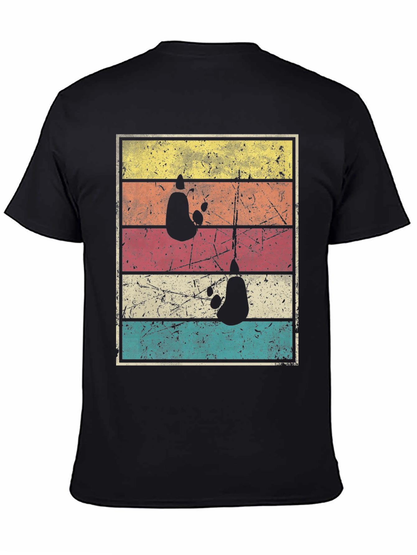 Retro Panda Silhouette T-Shirt